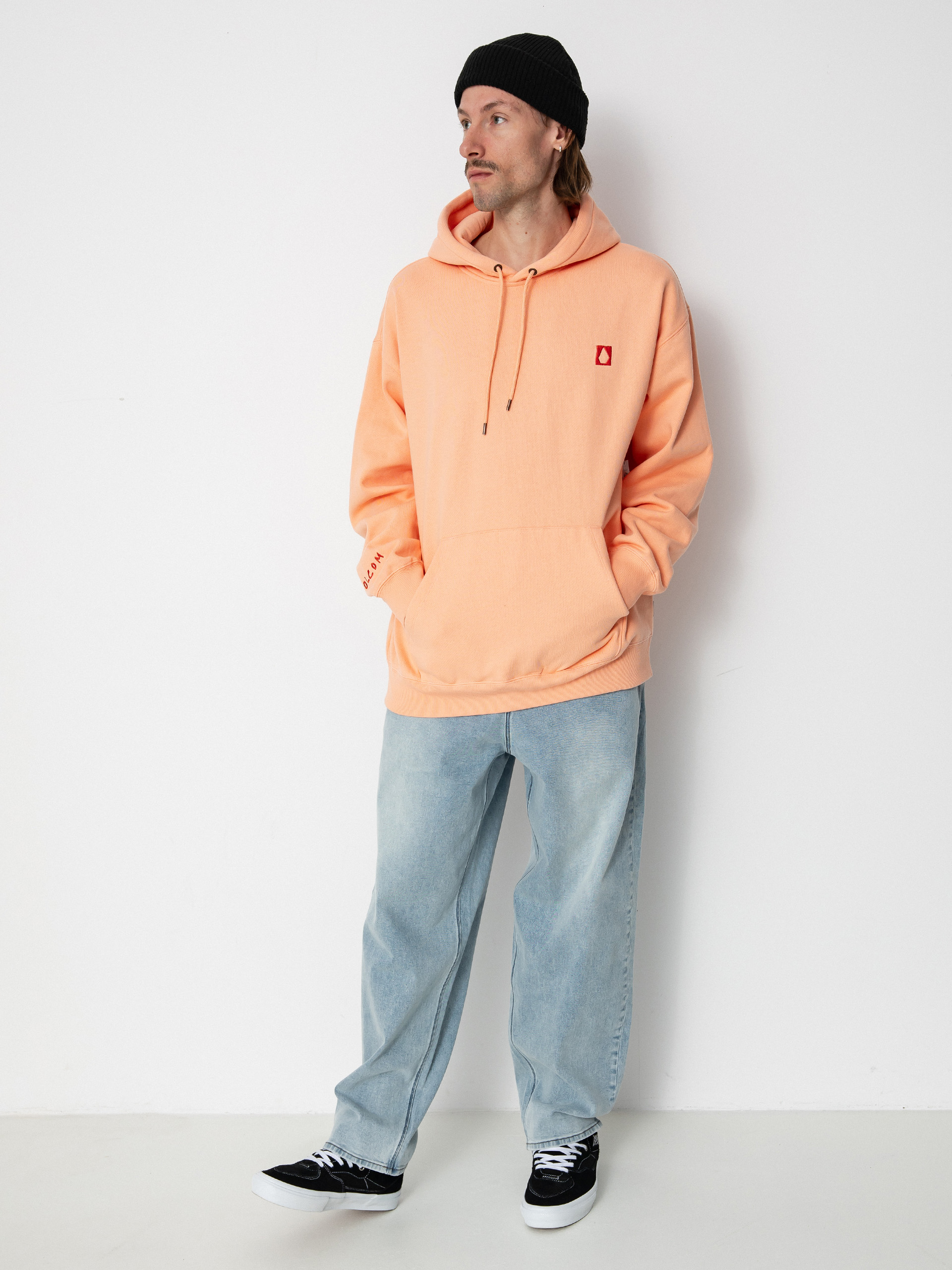 Volcom Fa Arthur Longo 2 HD Hoodie pink salmon