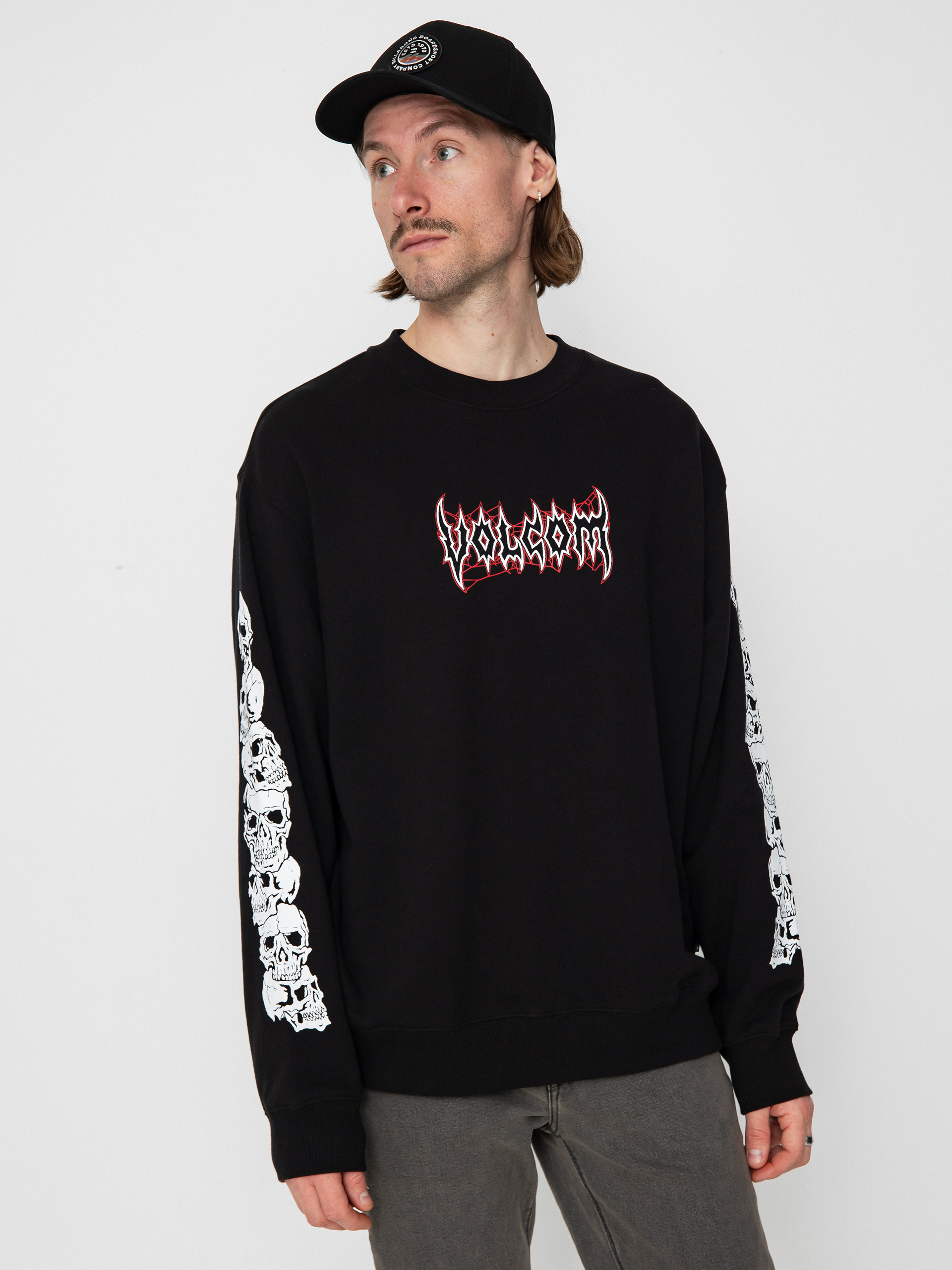 Volcom Stone Lord Crew Sweatshirt (black)
