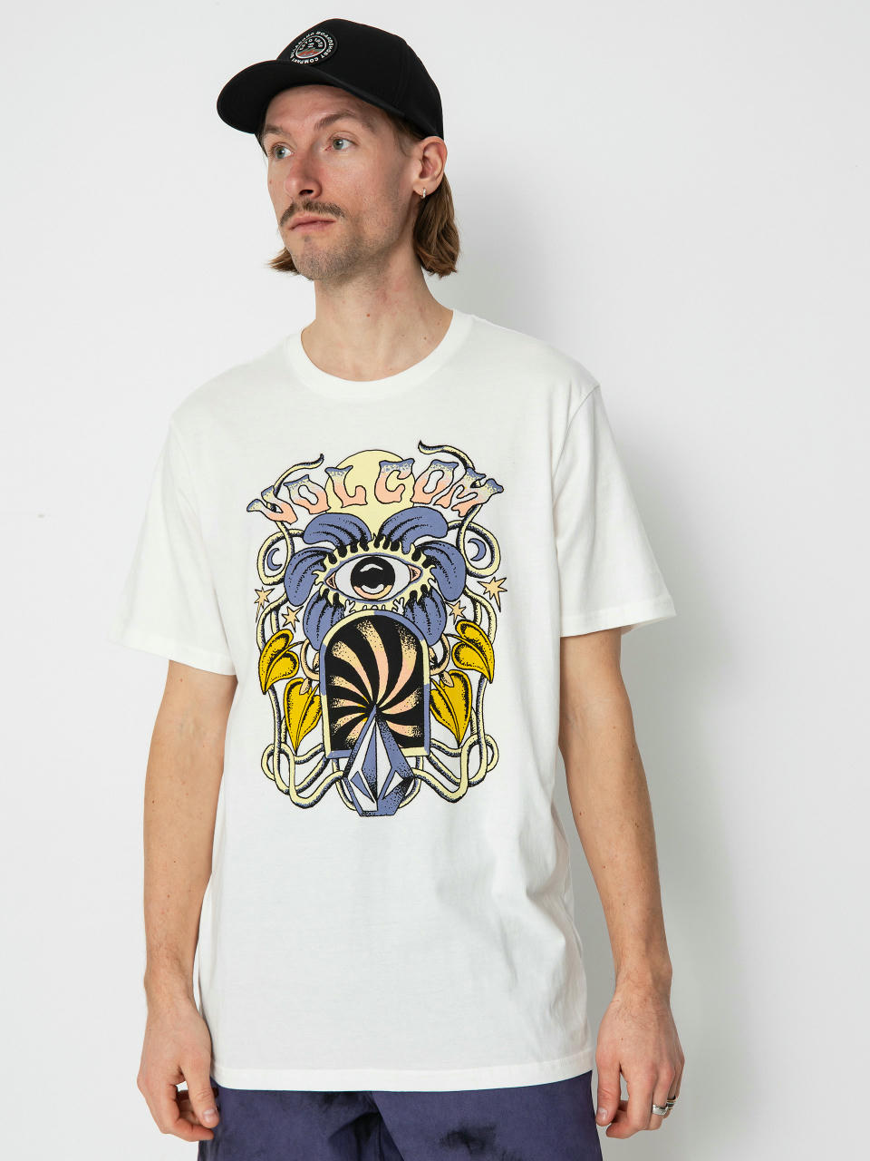 Volcom Eye See Yew T-Shirt (off white)