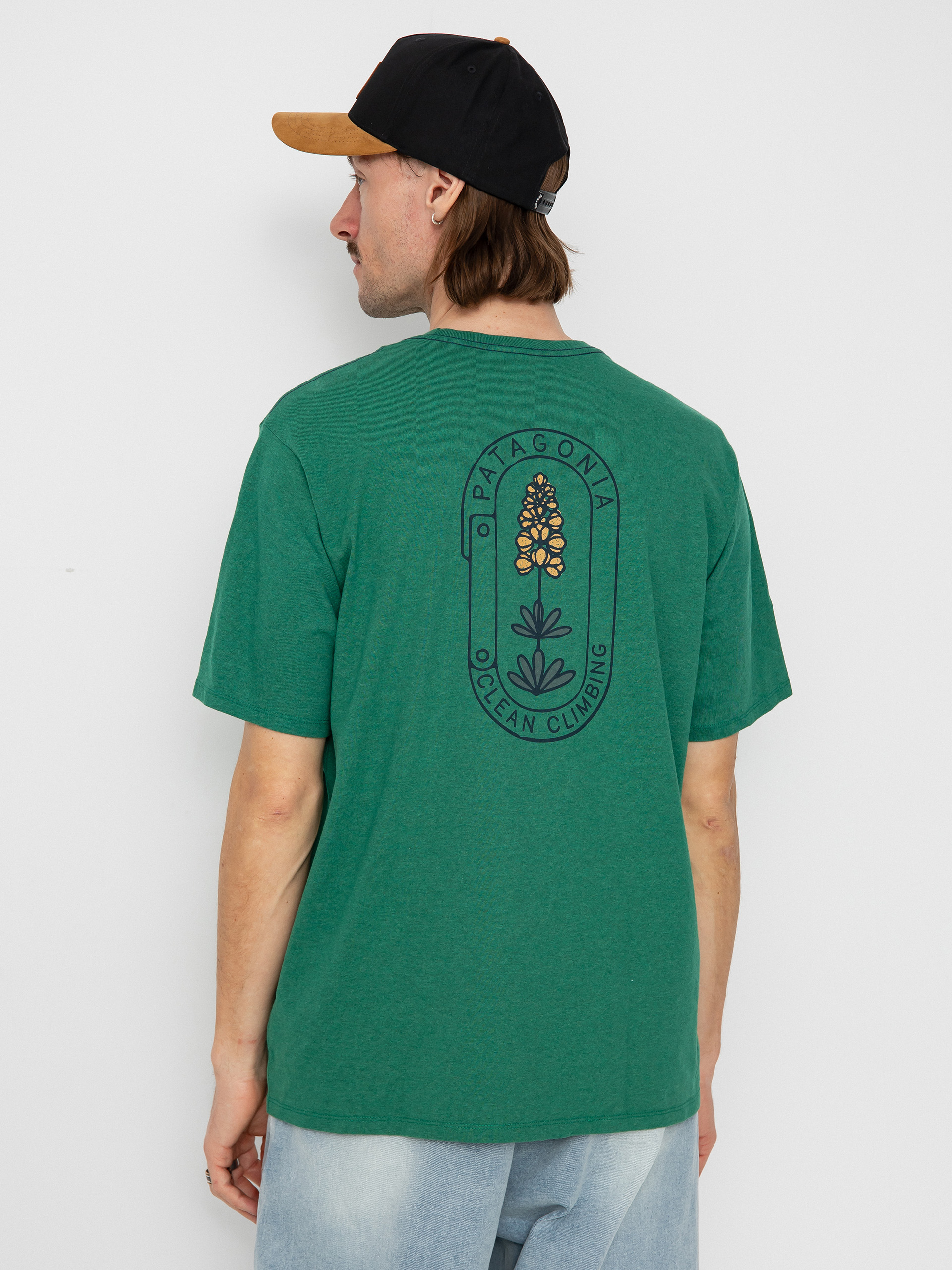 Patagonia Clean Climb Trade Responsibili T-Shirt (clean climb bloom gather green)