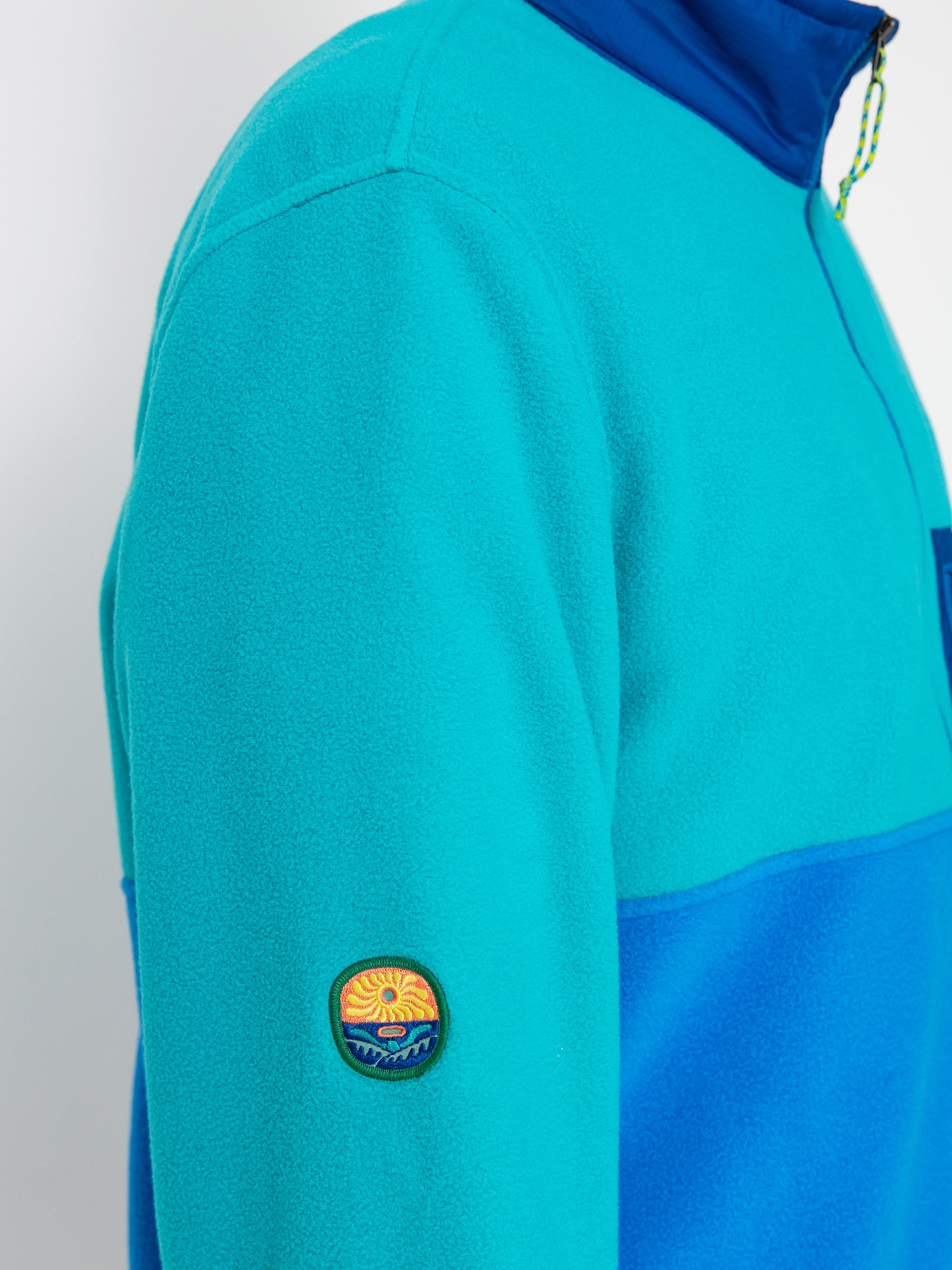 Mens Patagonia Microdini 1/2 Zip Fleece  (vessel blue)