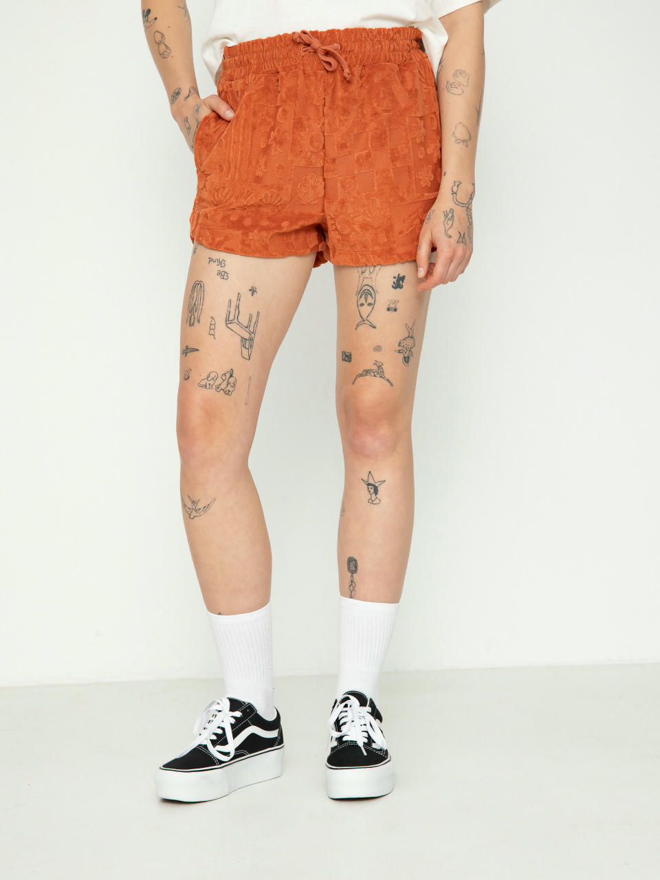 Volcom Sunny Wild Terry Cloth Wmn Shorts (rosewood)