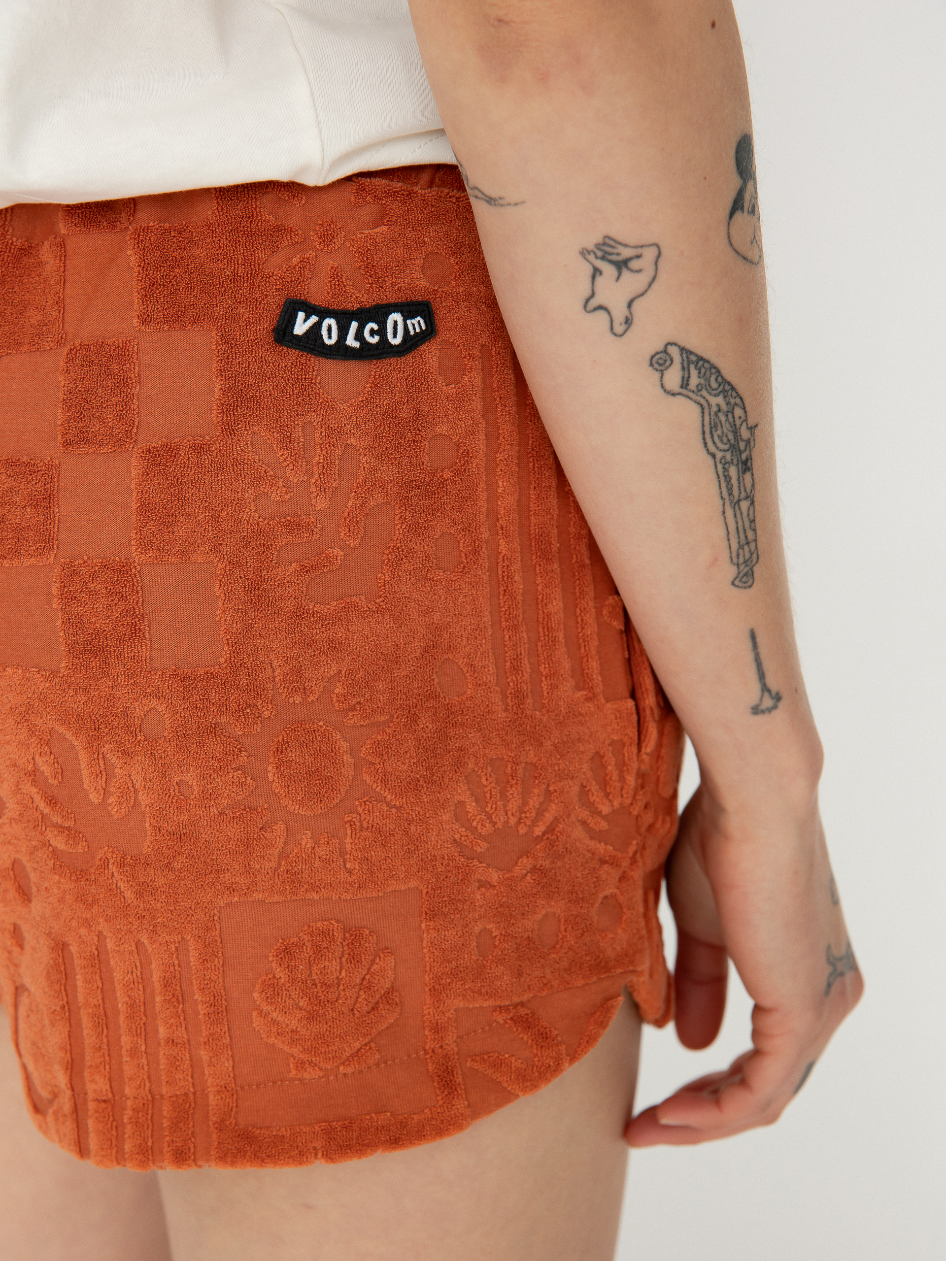 Volcom Sunny Wild Terry Cloth Wmn Shorts (rosewood)