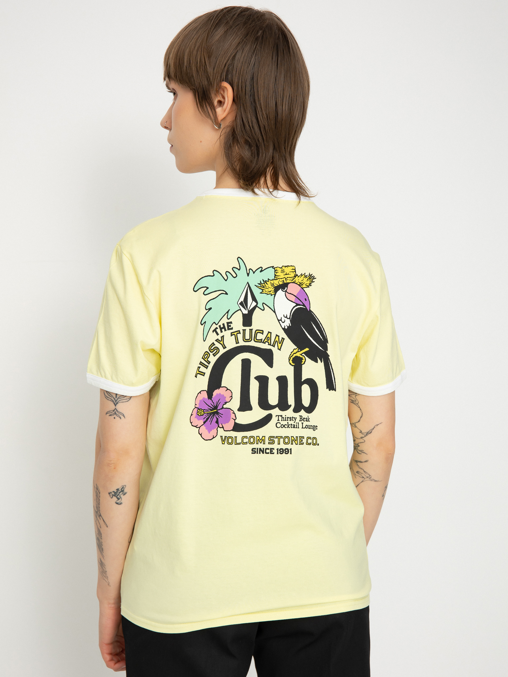 Volcom Truly Ringer Wmn T-Shirt (aura yellow)