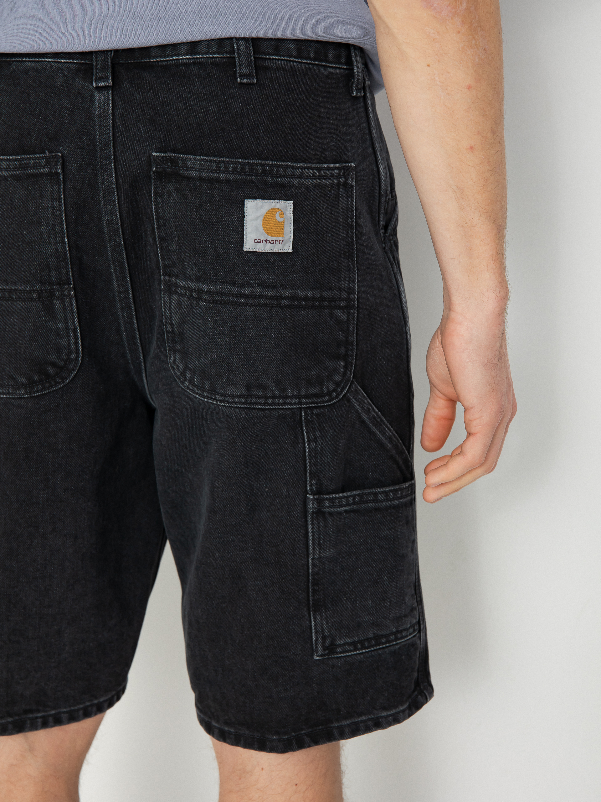 Carhartt WIP Single Knee Shorts (black)