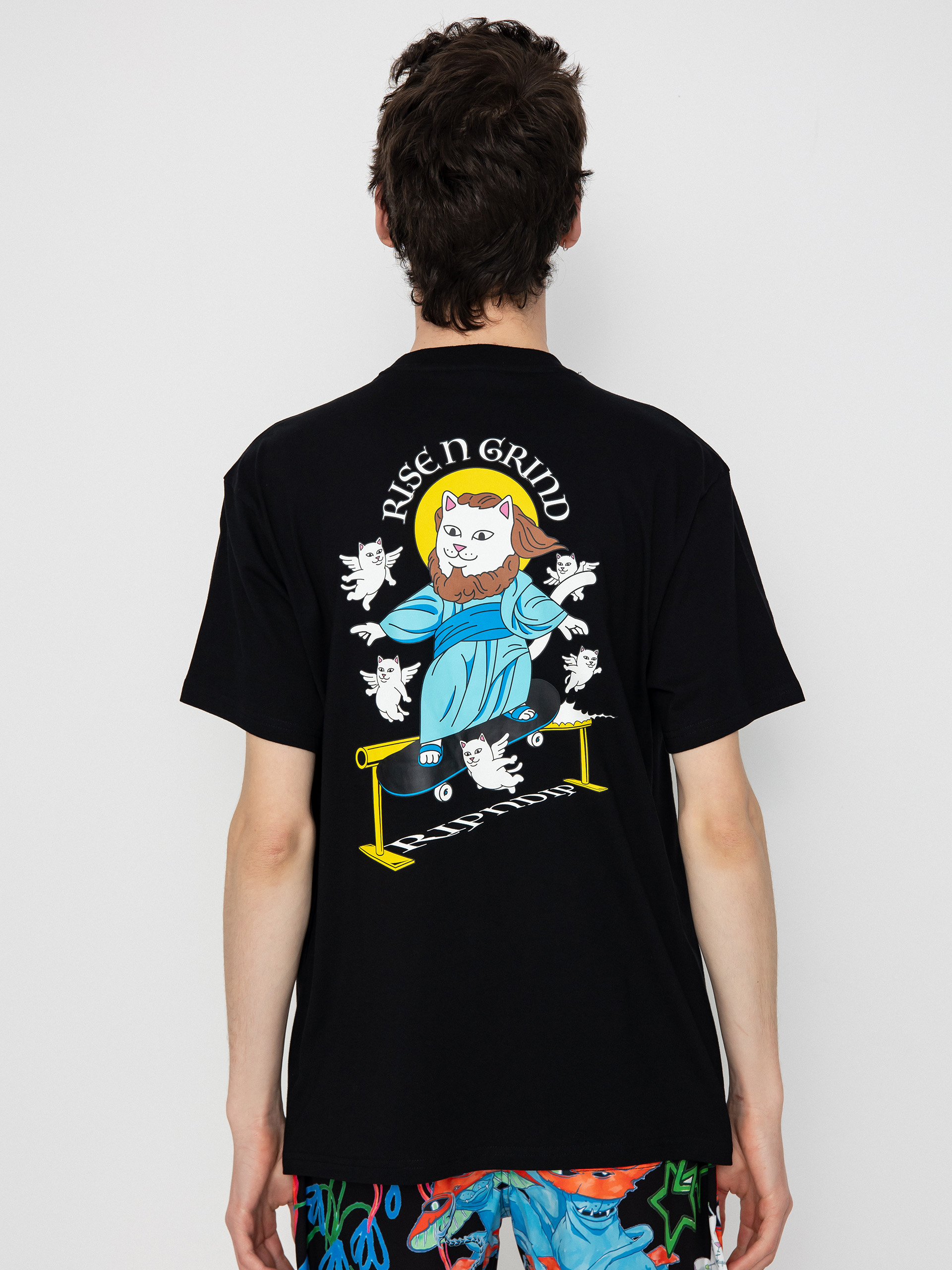 RipNDip T-Shirt Rise N Grind - black (black)