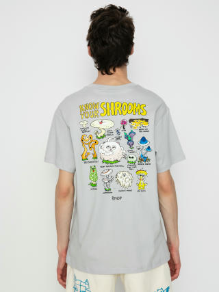 RipNDip Know Ur Shrooms T-Shirt (grey)