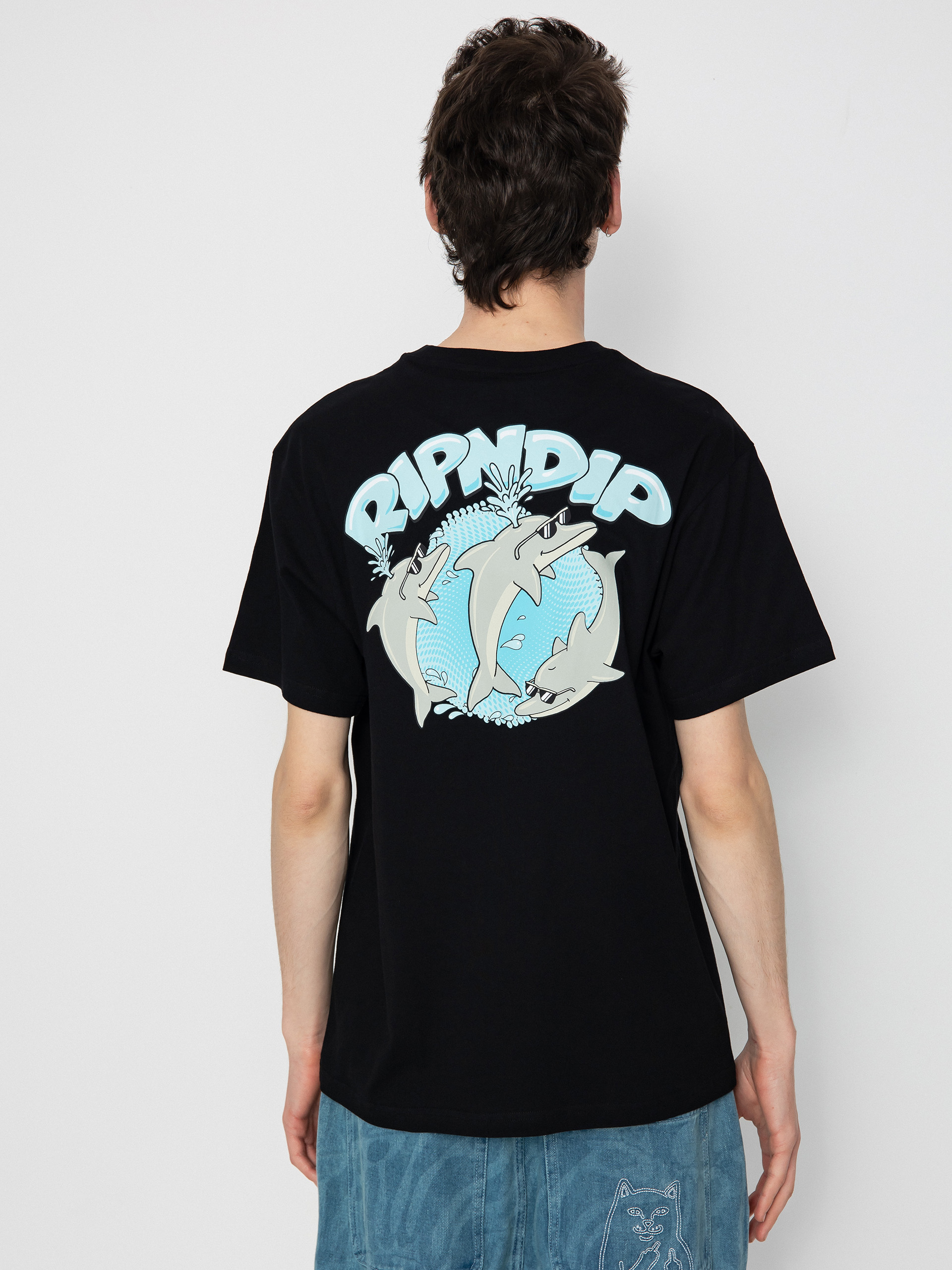 RipNDip Dolphin Dudes T-Shirt - black (black)
