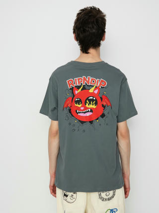 RipNDip Devil Monster T-Shirt (charcoal)