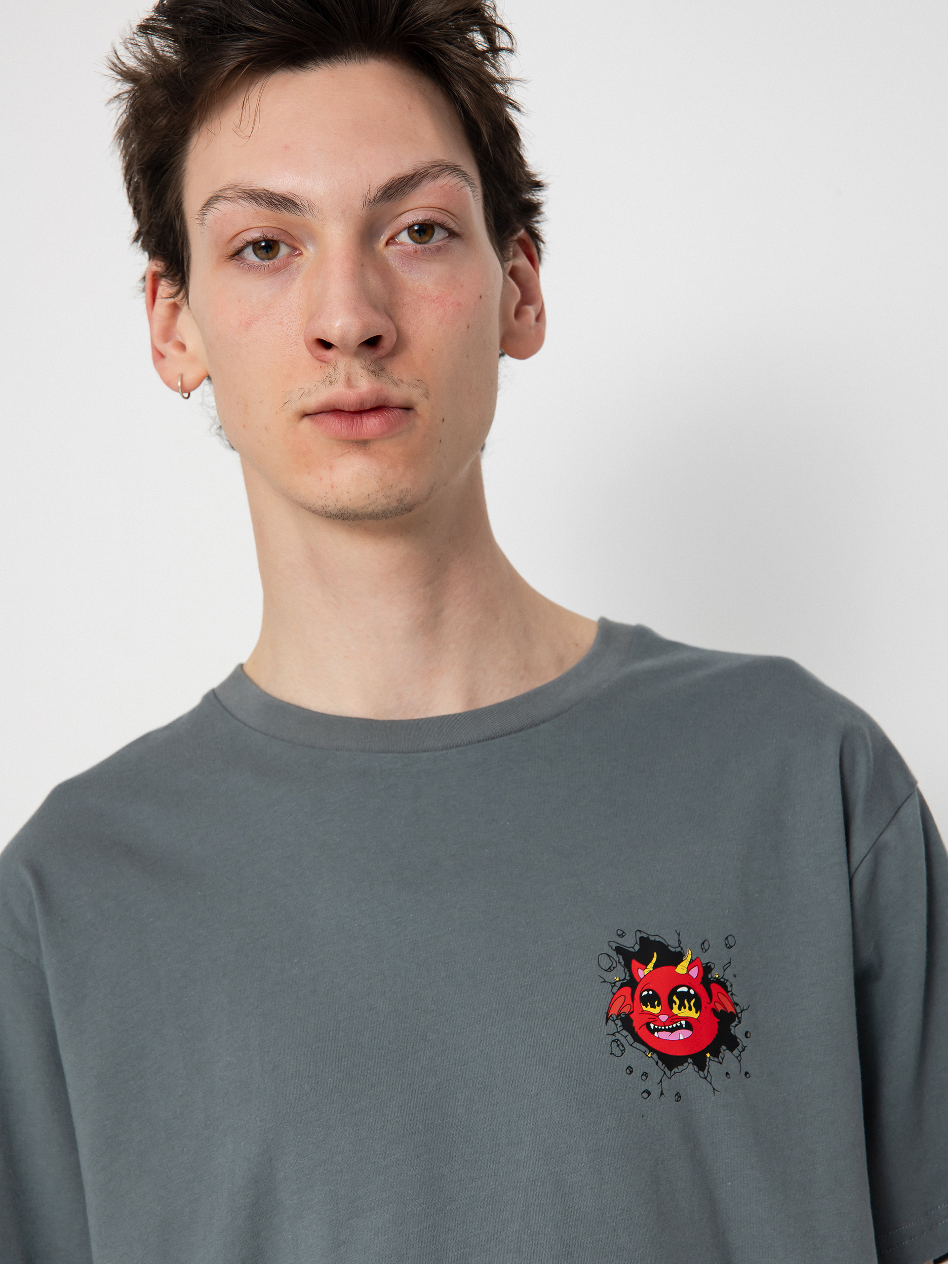 RipNDip Devil Monster T-Shirt (charcoal)