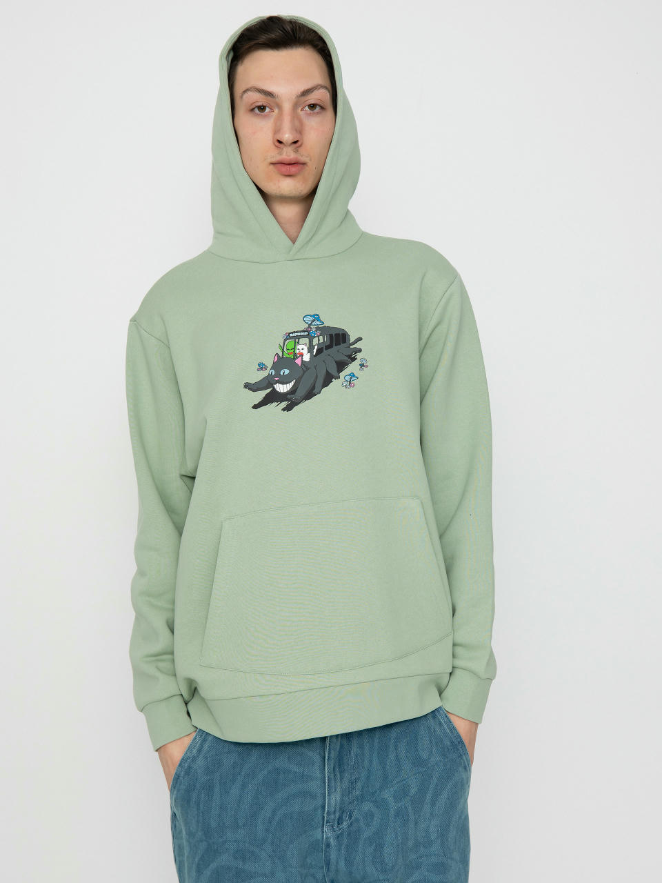 RipNDip Hoodie Adventure Bus HD (sage)