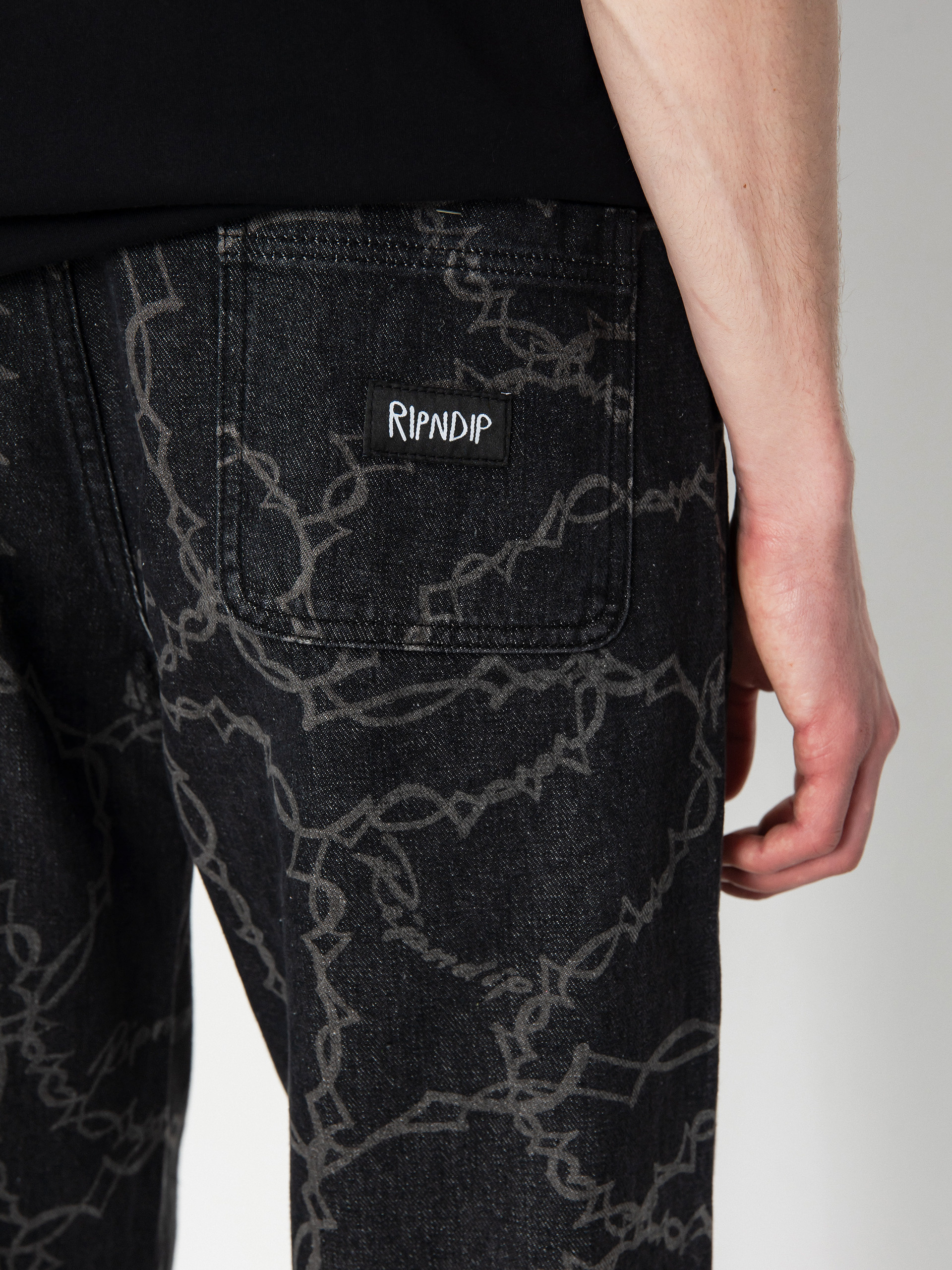 RipNDip Pants Wired Denim - black (black)