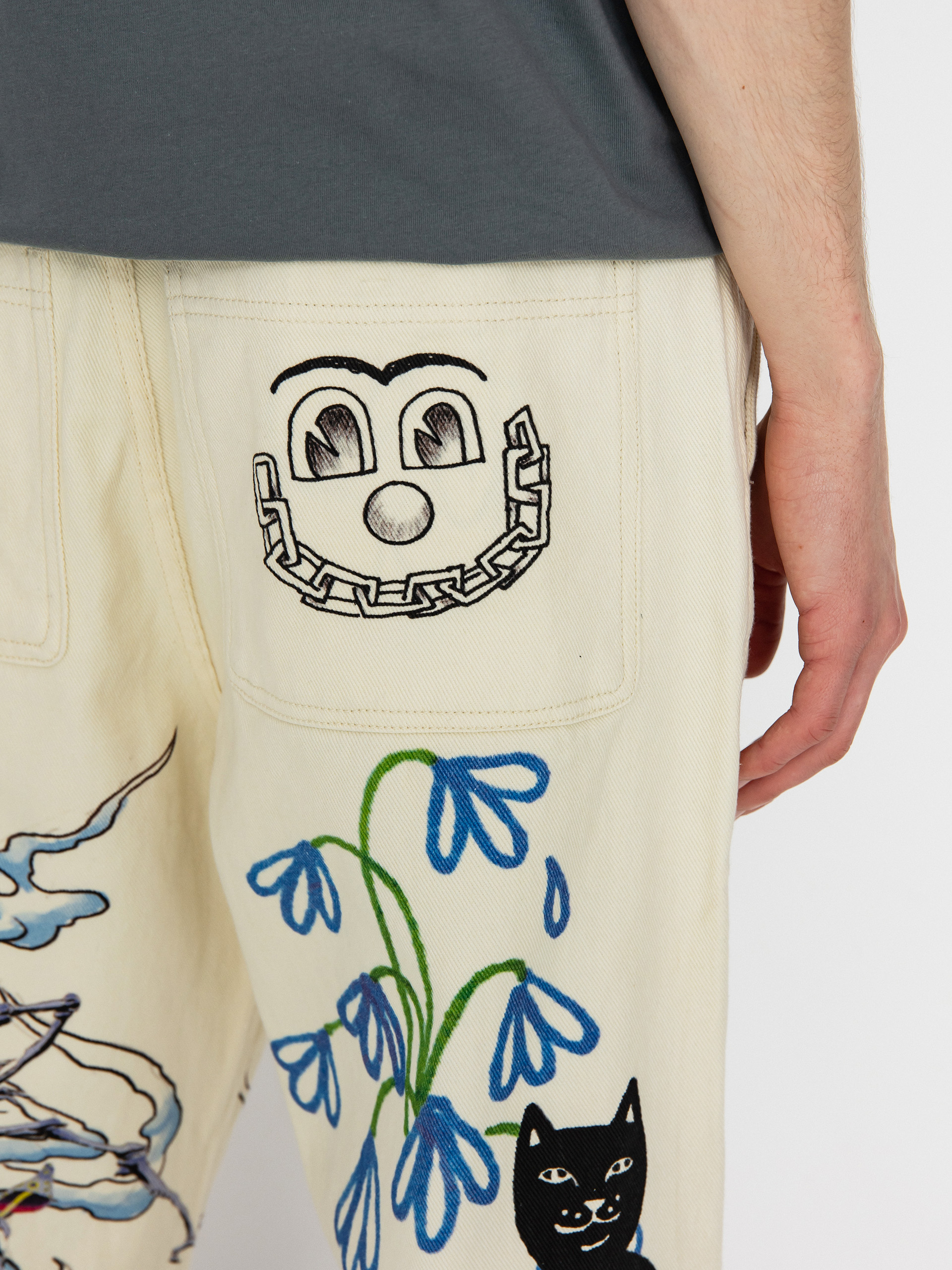 RipNDip Pants Travis (off white)