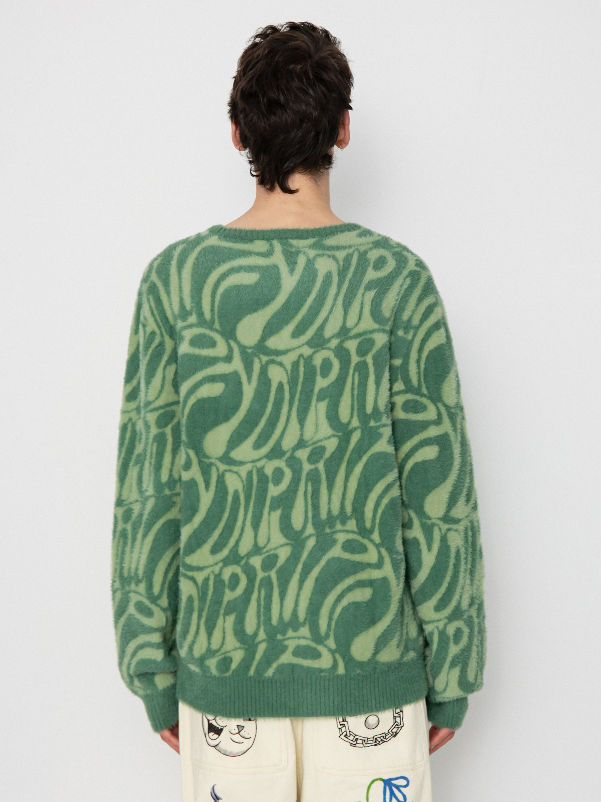 RipNDip Sweater Wilshire Knit Mohair - green (pine)