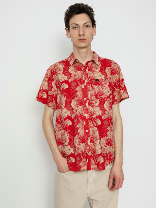 Brixton Charter Print Shirt (casa red/oatmilk floral)