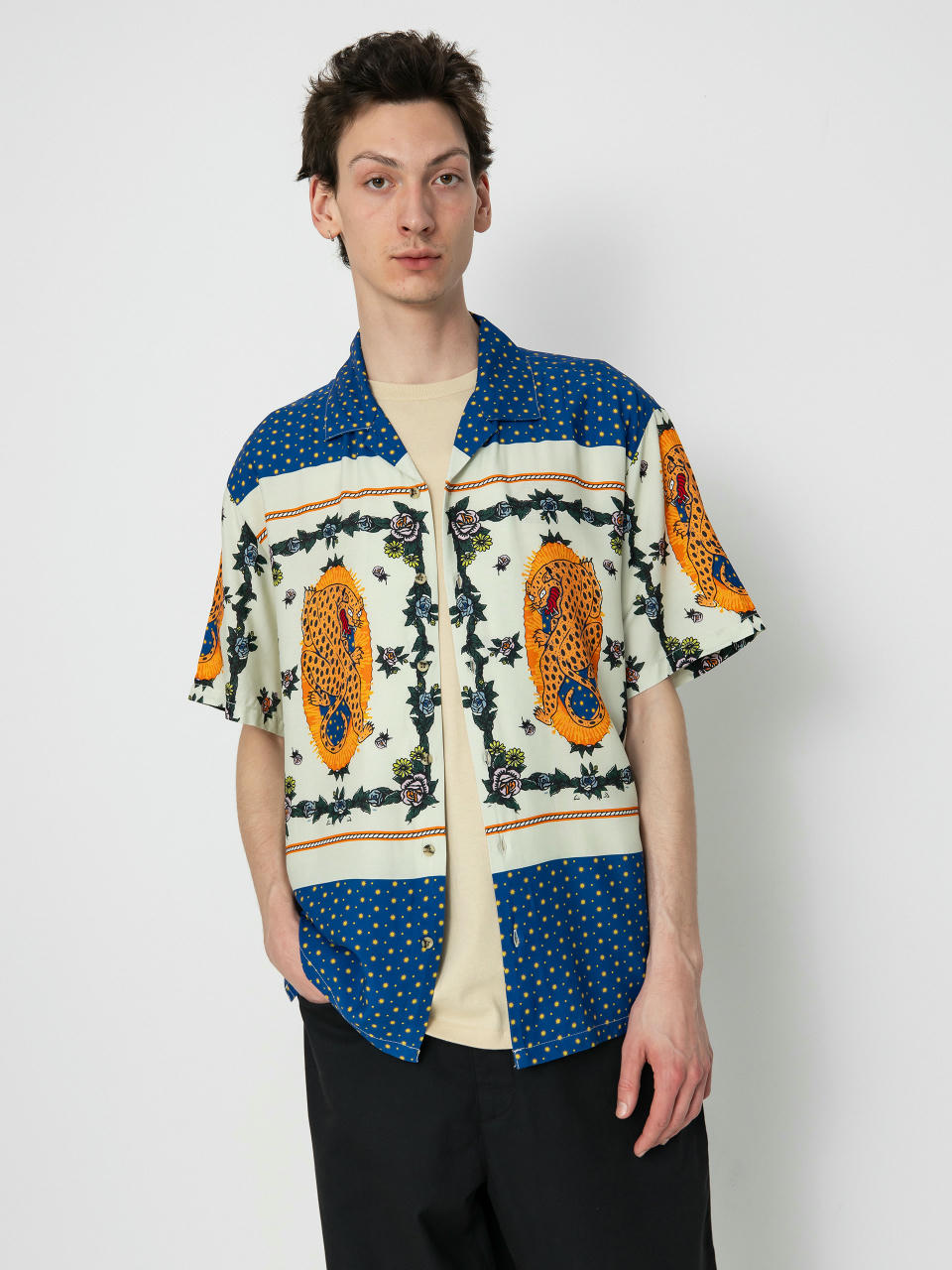 Brixton Bunker R Fiesta Shirt (mexico city jaguar)