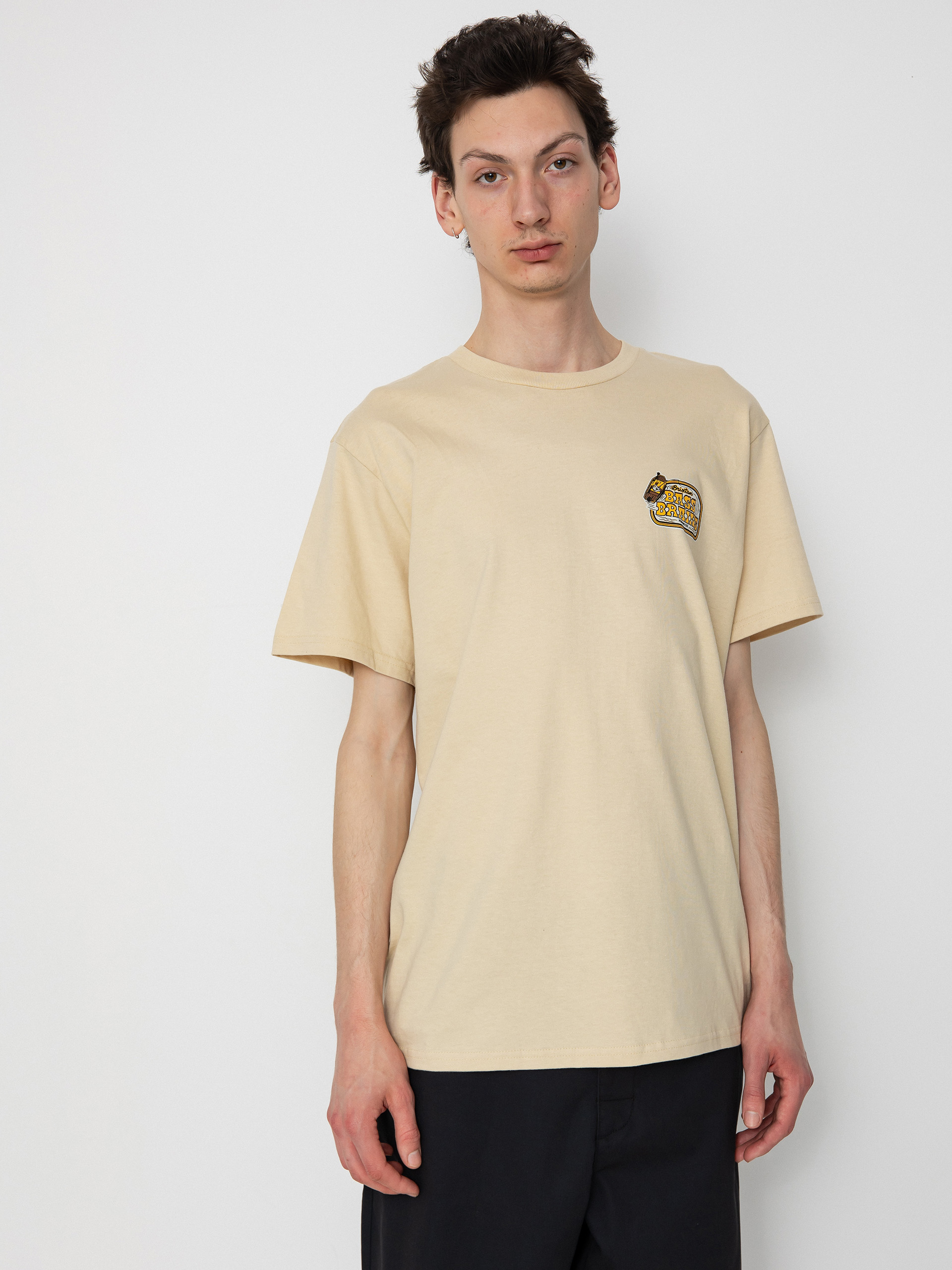 Brixton T-Shirt Bass Brains Boat Stt (cream)