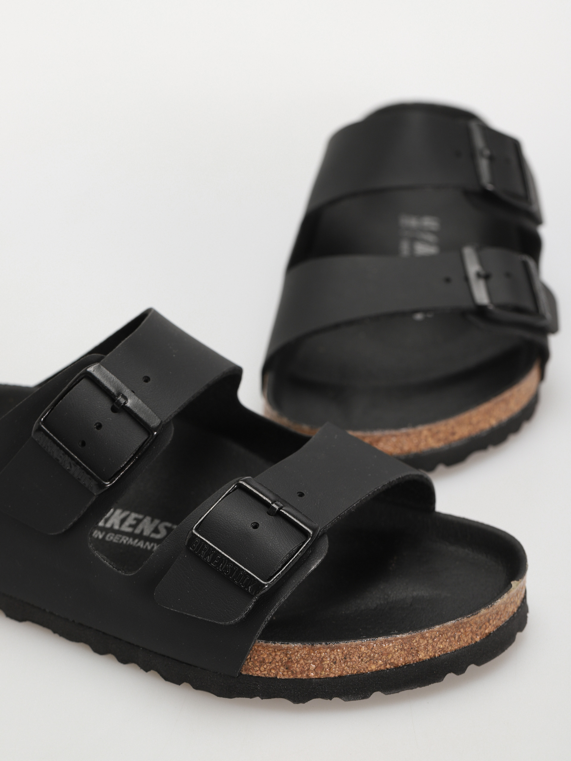 Birkenstock Flip Flops Arizona Birko Flor Regular (black)