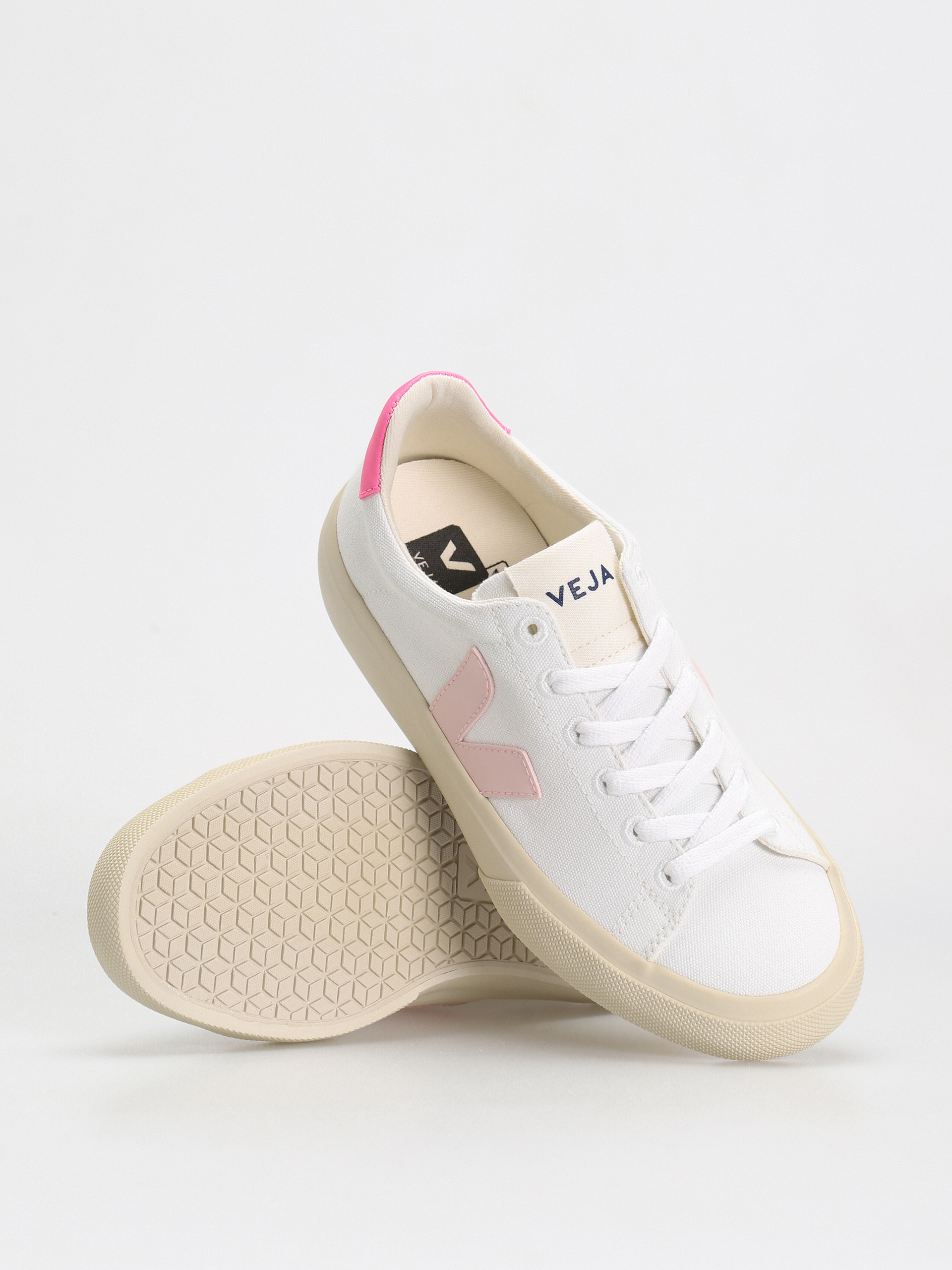 Veja Campo Canvas Wmn Shoes (white petale sari)