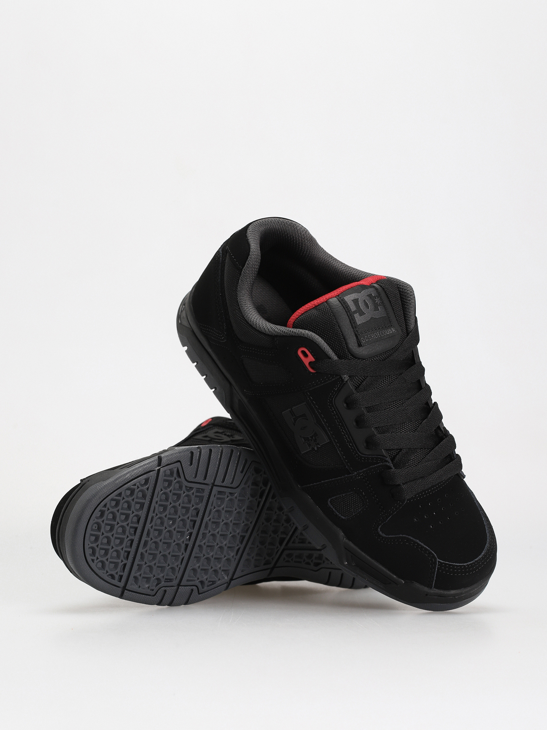 DC Stag Schuhe (black/grey/red)