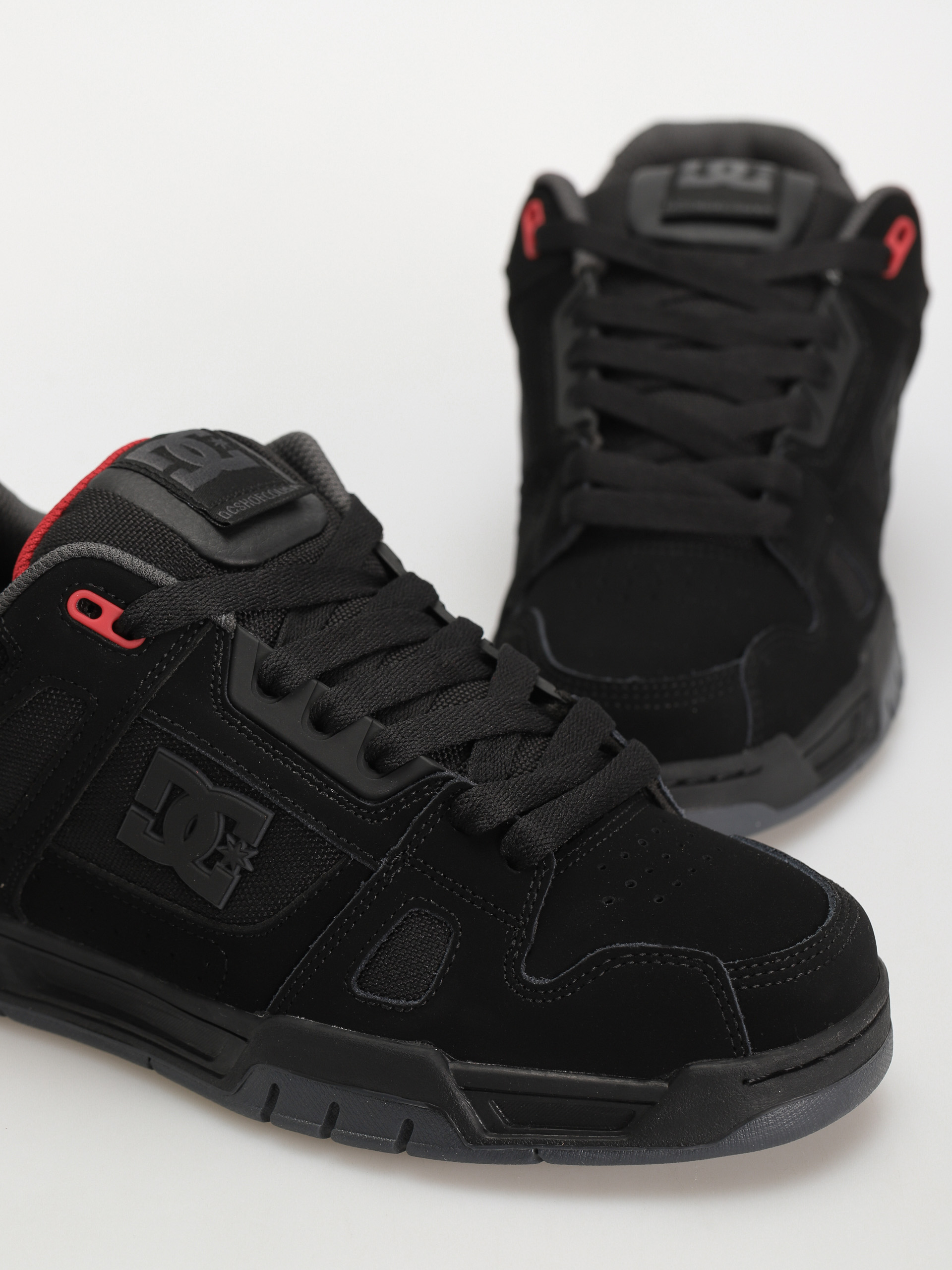 DC Stag Schuhe (black/grey/red)