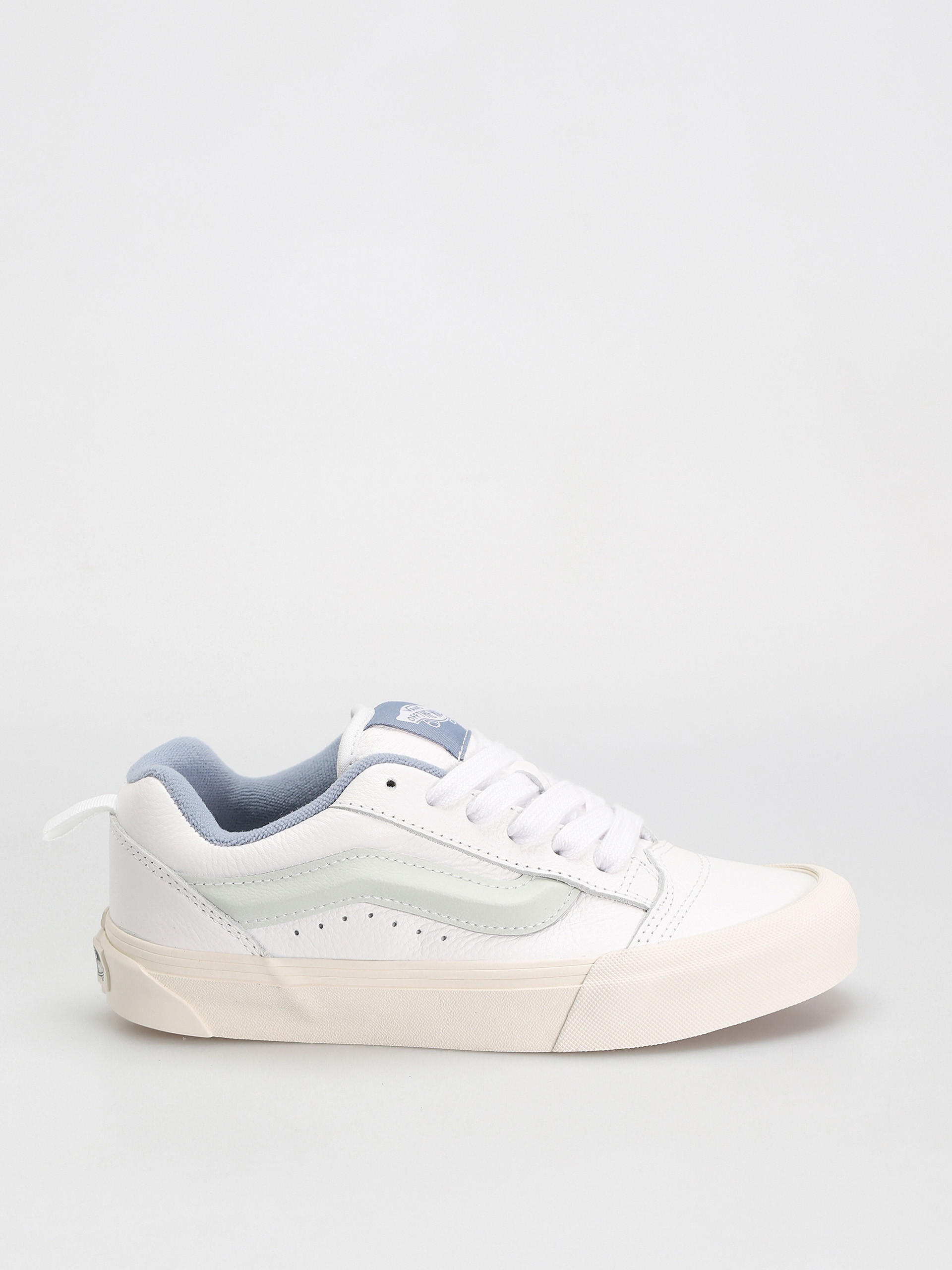 Vans Knu Skool Schuhe WeiB premium leather dusty blue