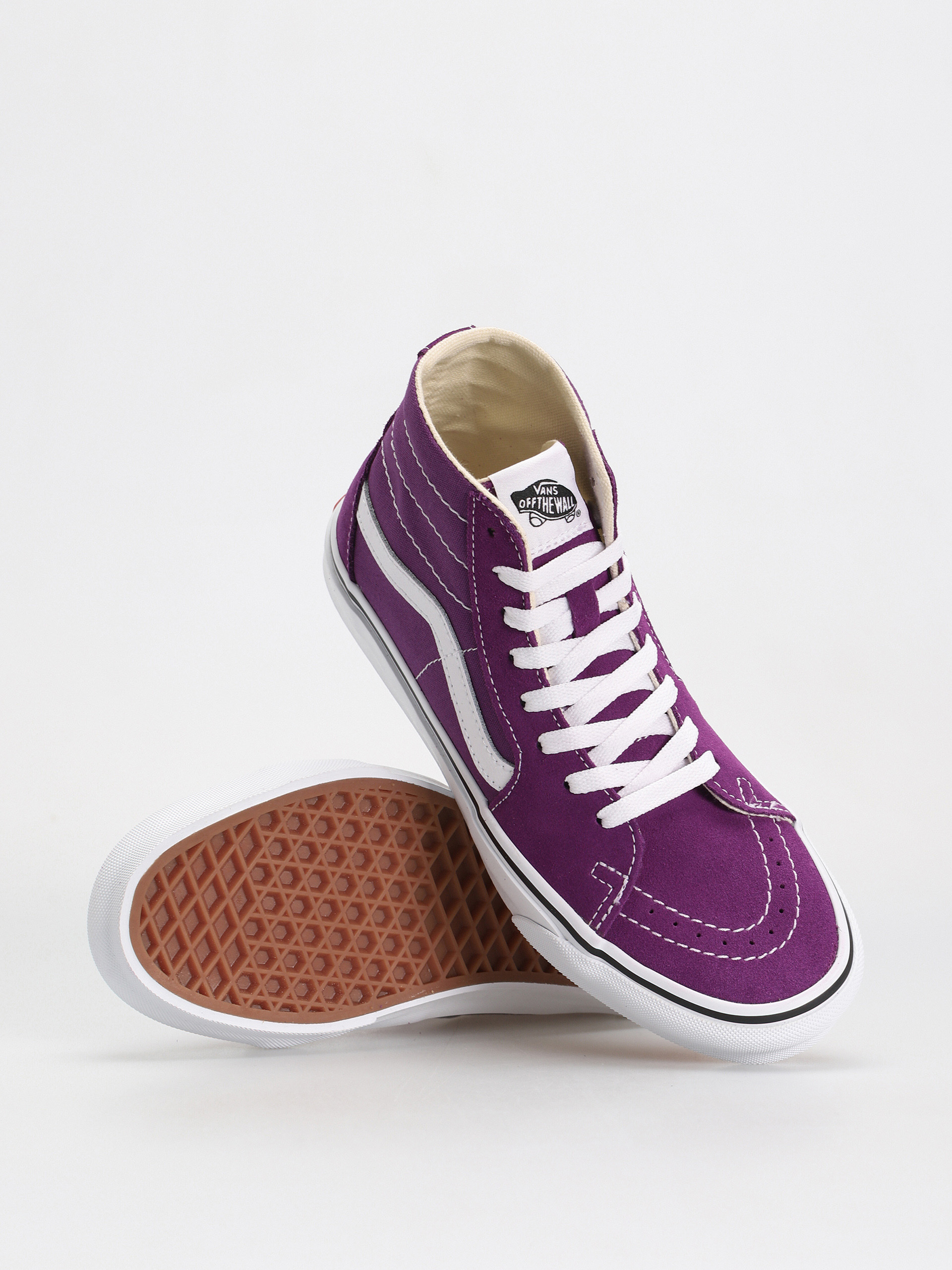 Vans Sk8 Hi Tapered Shoes (color theory purple magic)