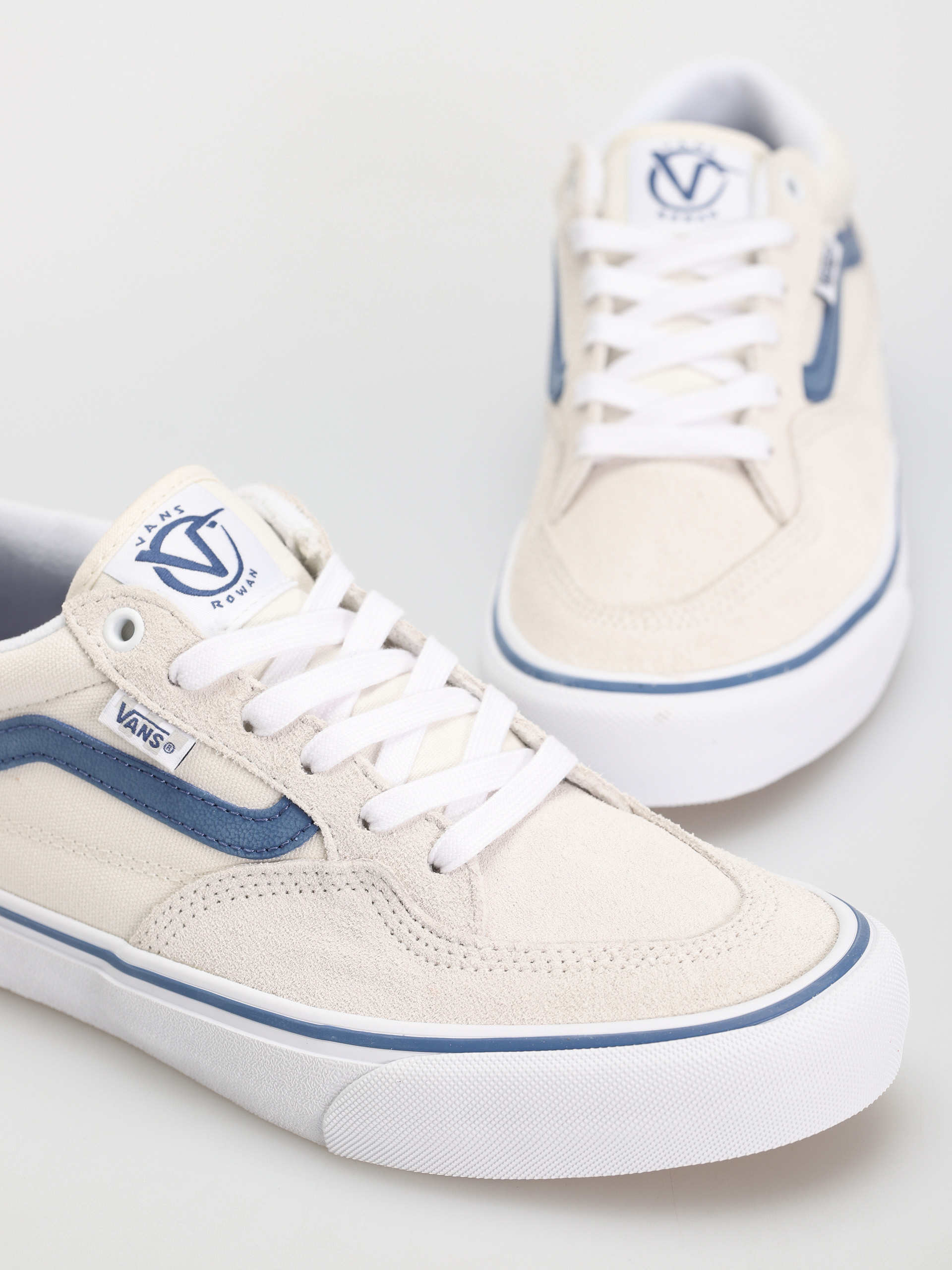 VANS★ROWAN★兼用★BLANC DE BLANC Vans Skate Rowan Shoes - Blanc De Blanc