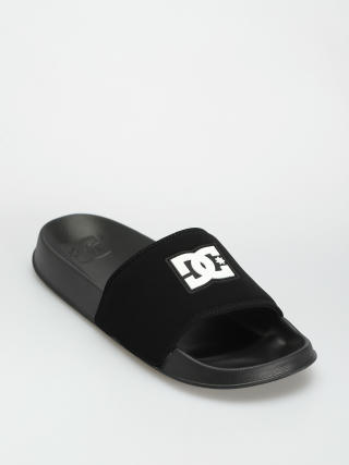 DC Dc Slide Flip Flops (black/black/white)