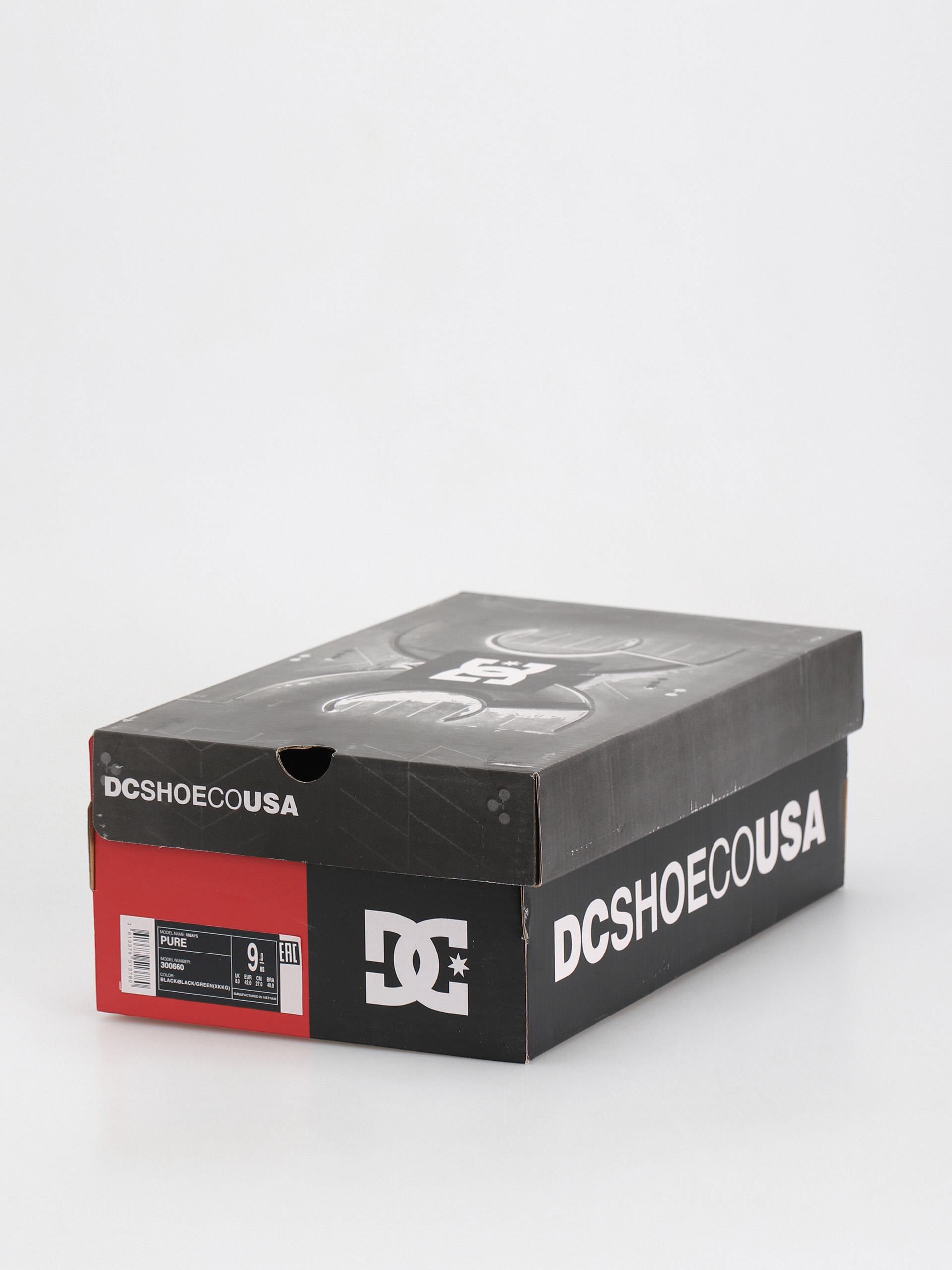 DC Pure Shoes (black/black/green)