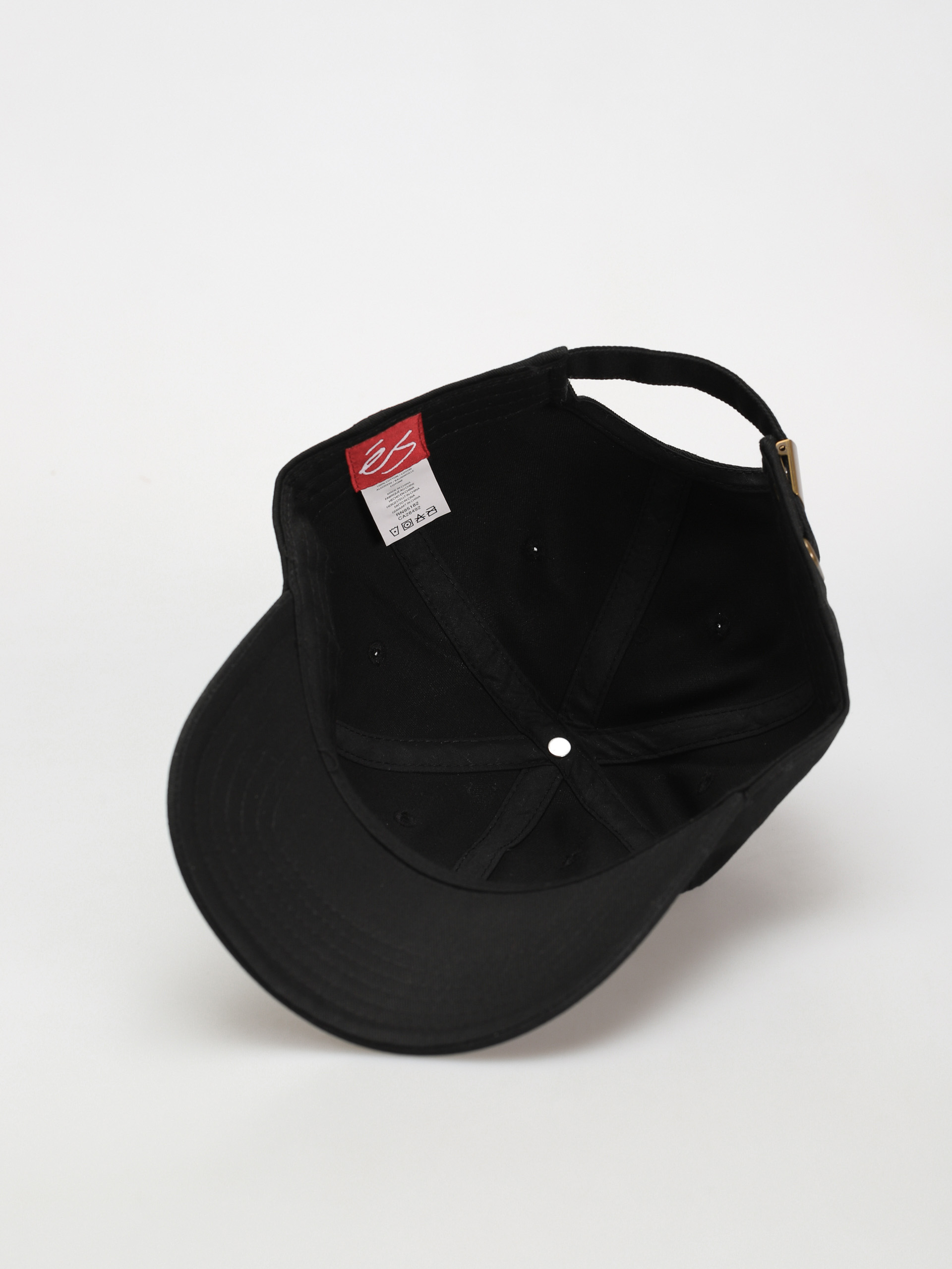 eS Mini Script Clipback Cap (black)