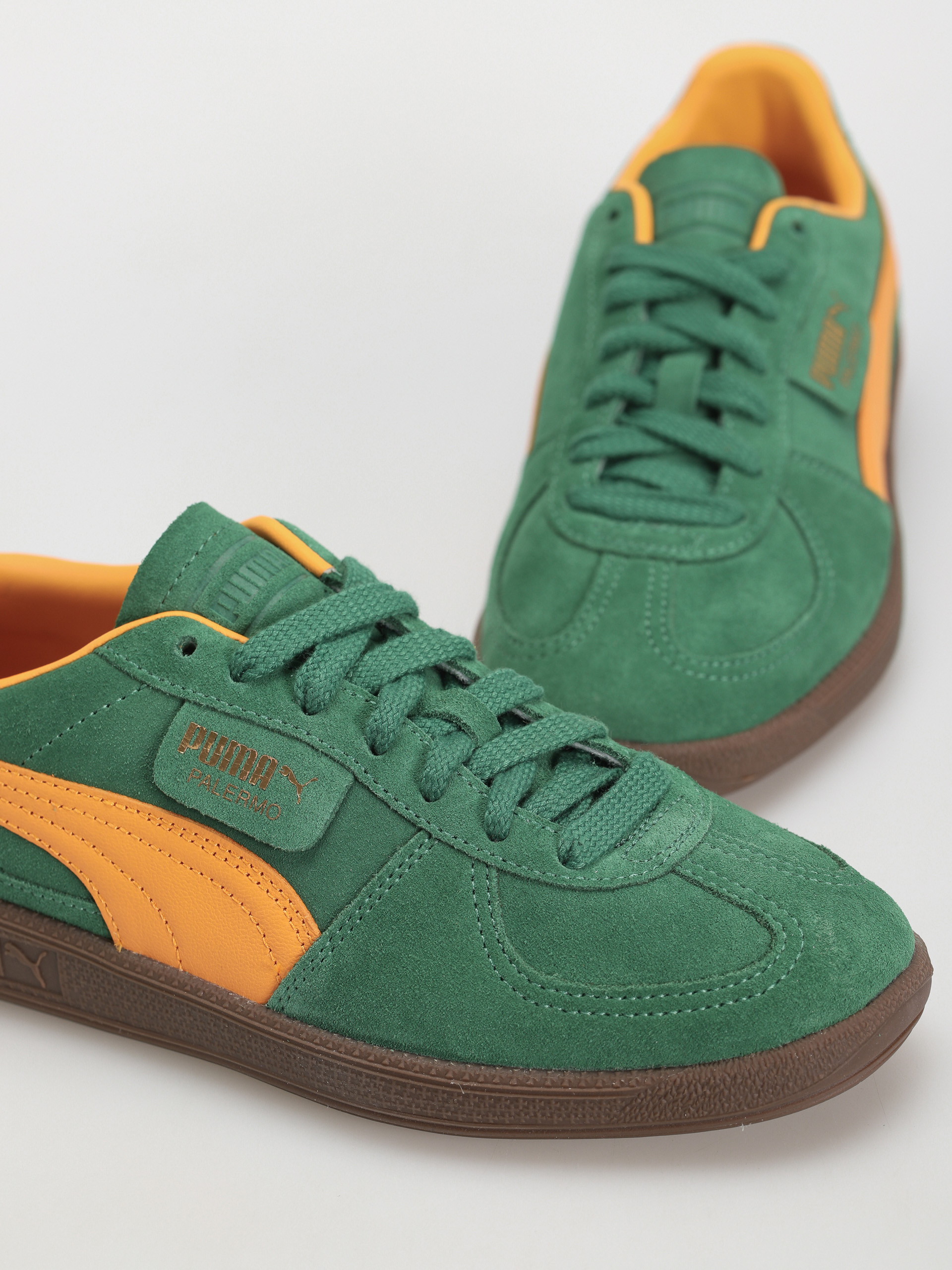 Puma Palermo Shoes green (vine/clementine)