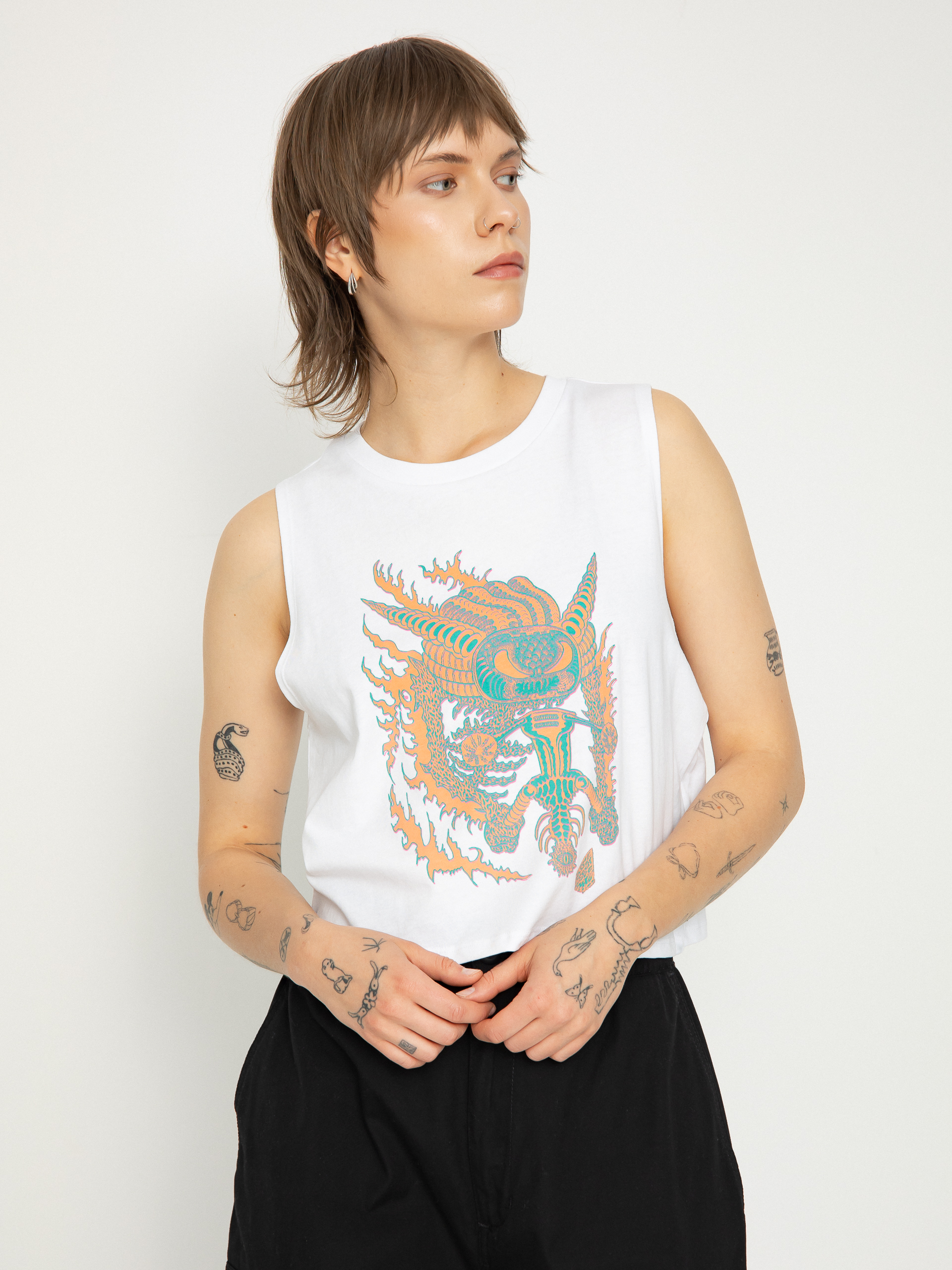 トップス VOLCOM A0222400 STONE NIGHTMARE TANK L Stone Nightmare Tank - Black - Herren - Volcom Deutschland