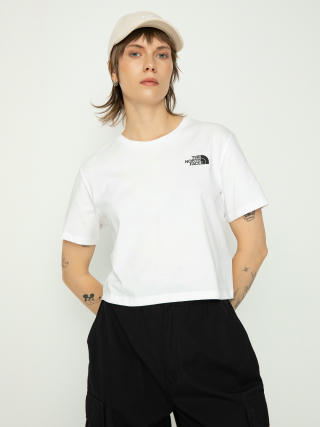 The North Face T-Shirt Simple Dome Cropped Slim Wmn (tnf white)