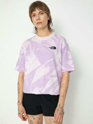 The North Face Oversize Simple Dome Print Wmn T-Shirt (icy lilac garment fold)