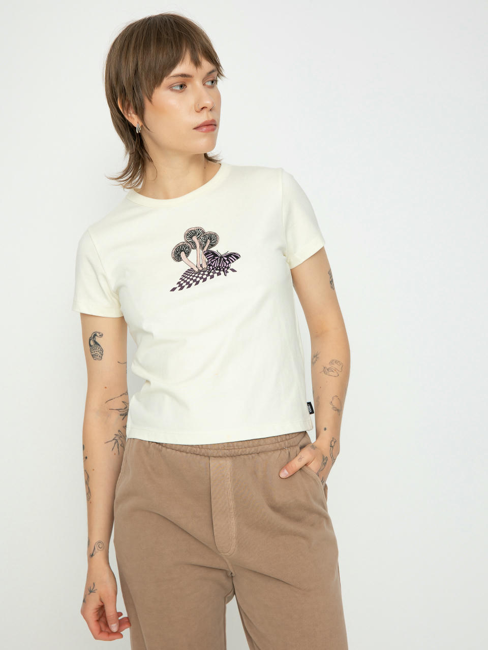 Vans V Dazed Mini Wmn T-Shirt (marshmallow)