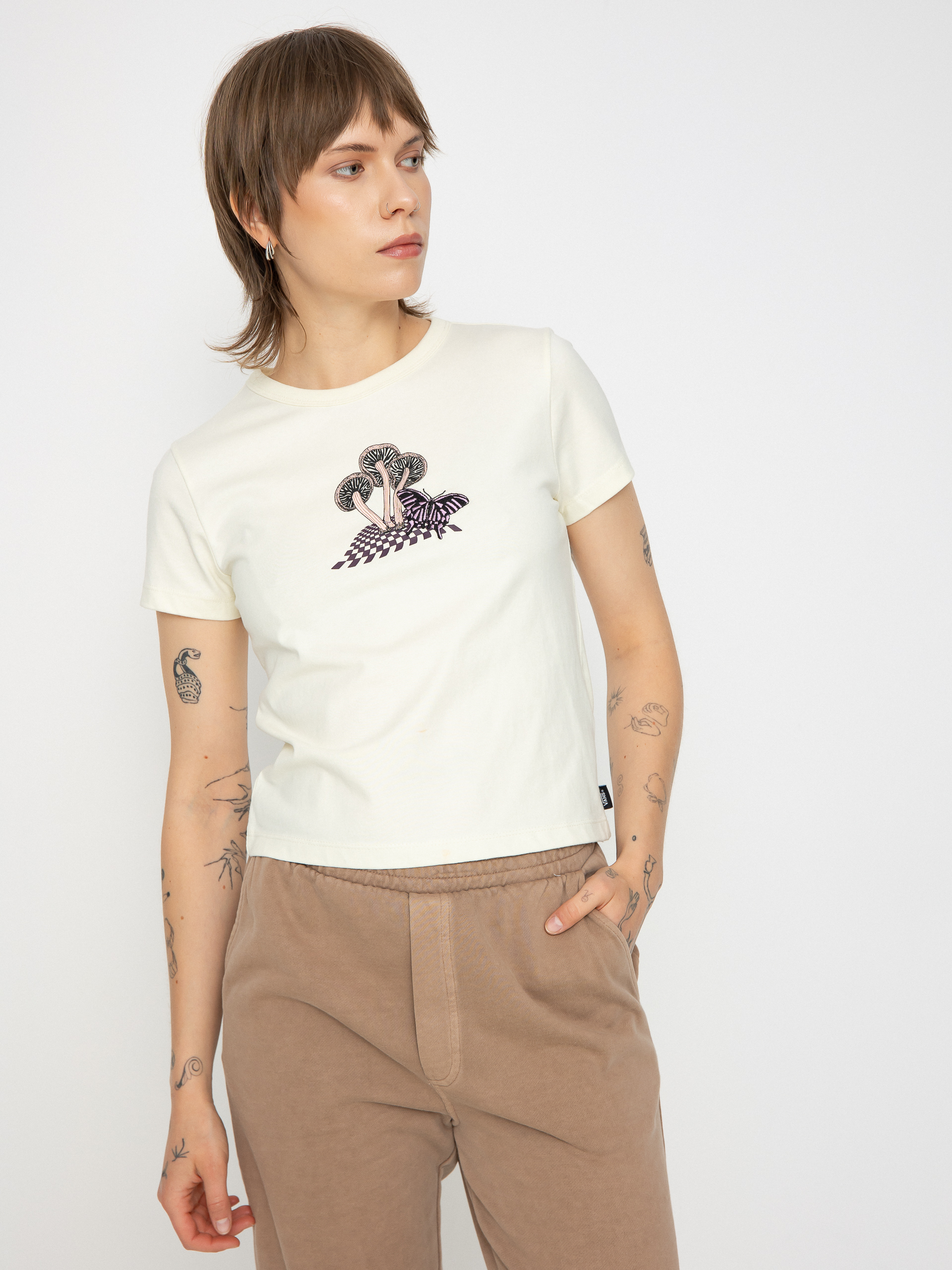 Vans V Dazed Mini Wmn T-Shirt (marshmallow)