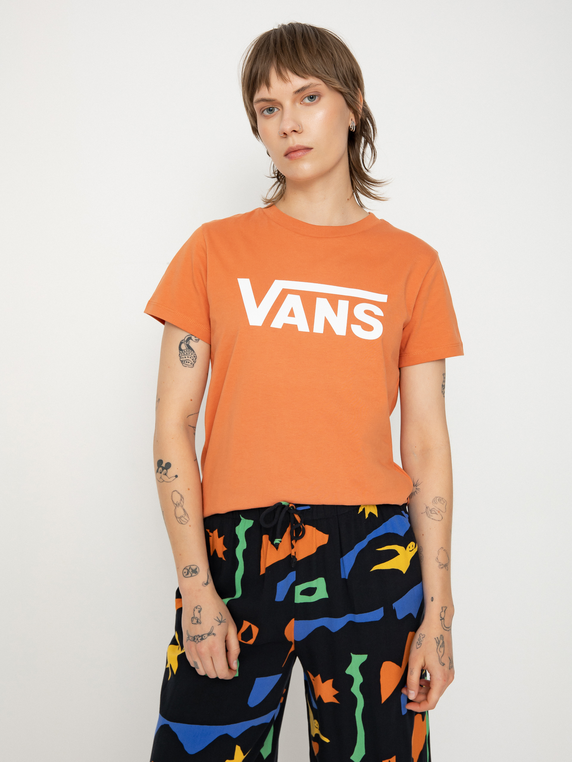 T shirt vans orange online