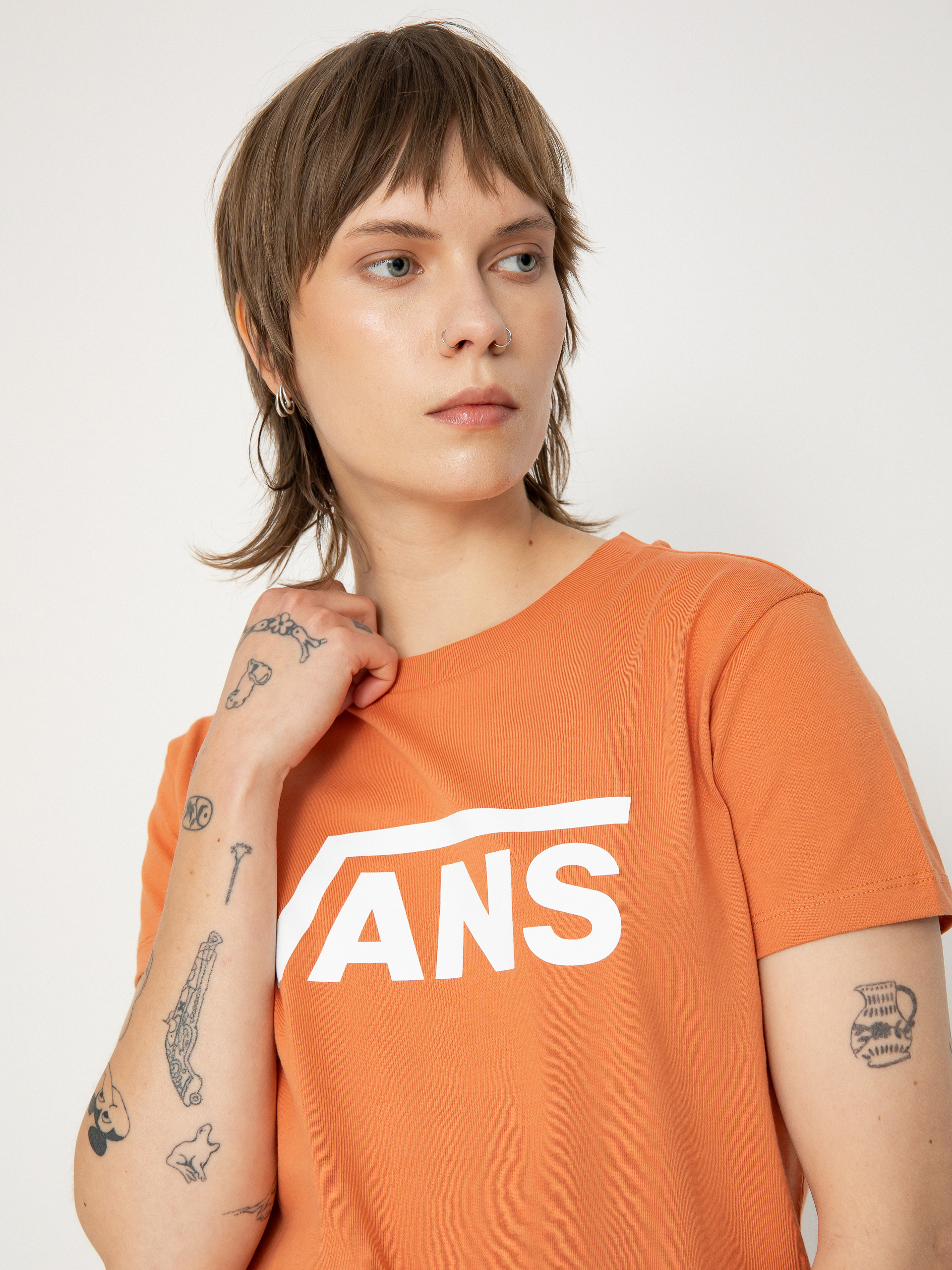 Orange vans t shirt online