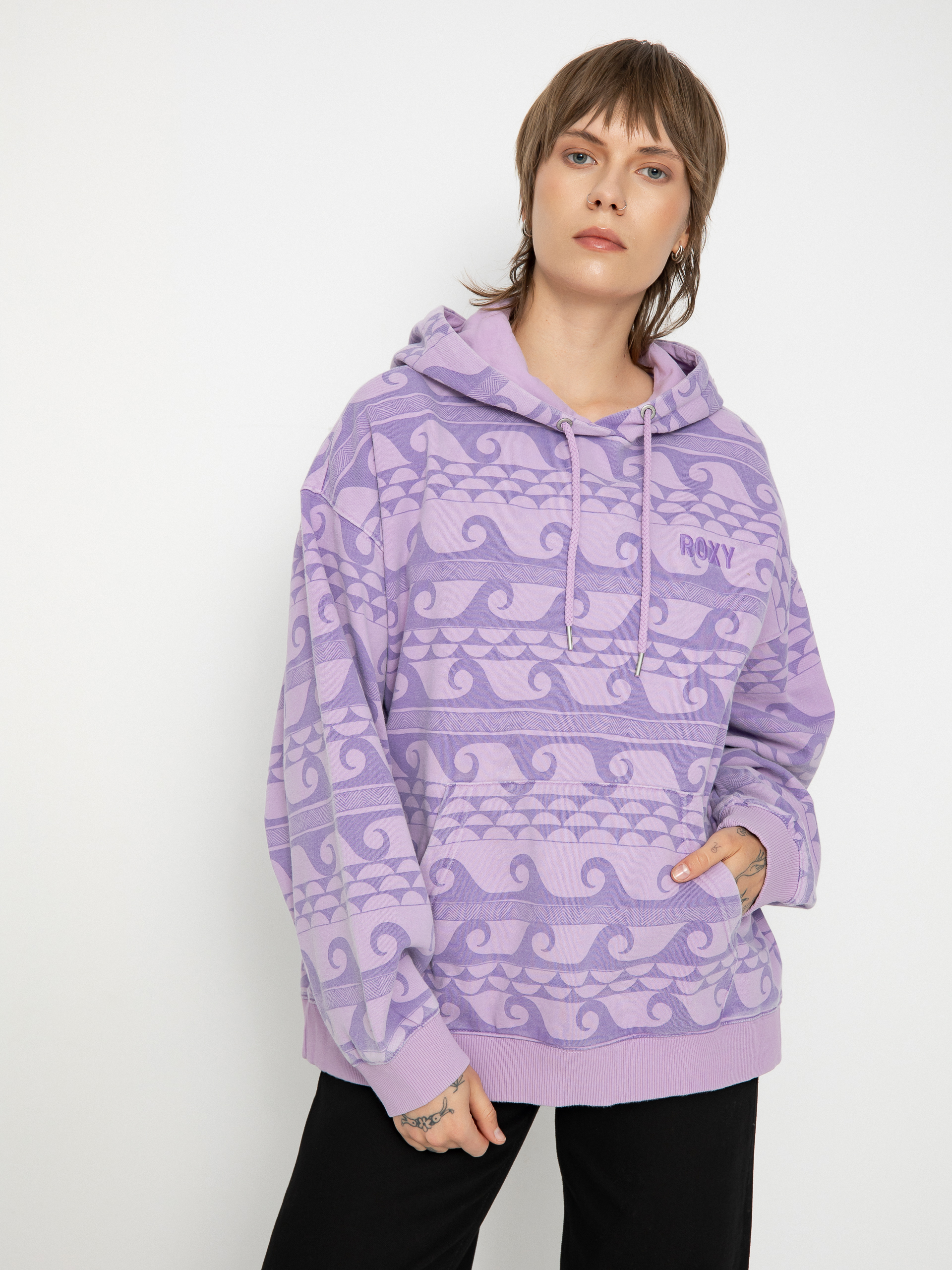 Roxy Hoodie That Girl Beautiful HD Wmn violet crocus petal wav