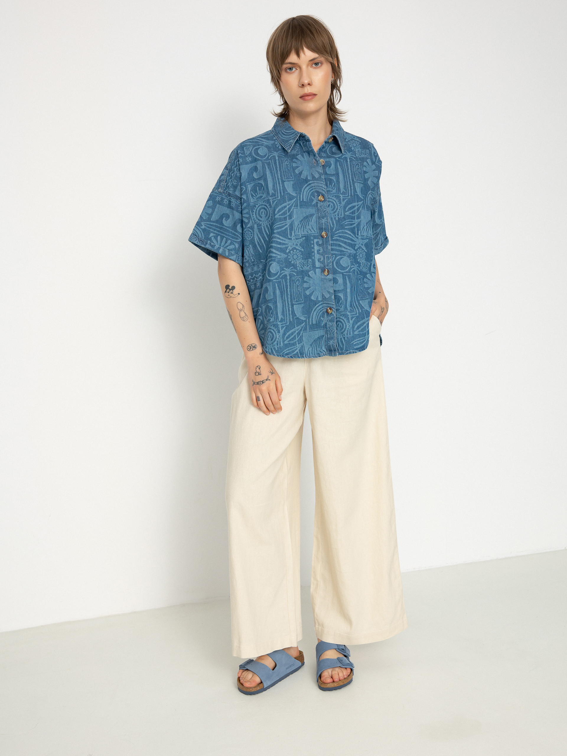 Roxy Beach Nostalgia Denim Wmn Hemd