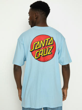 Santa Cruz Classic Dot Chest T-Shirt (sky blue)