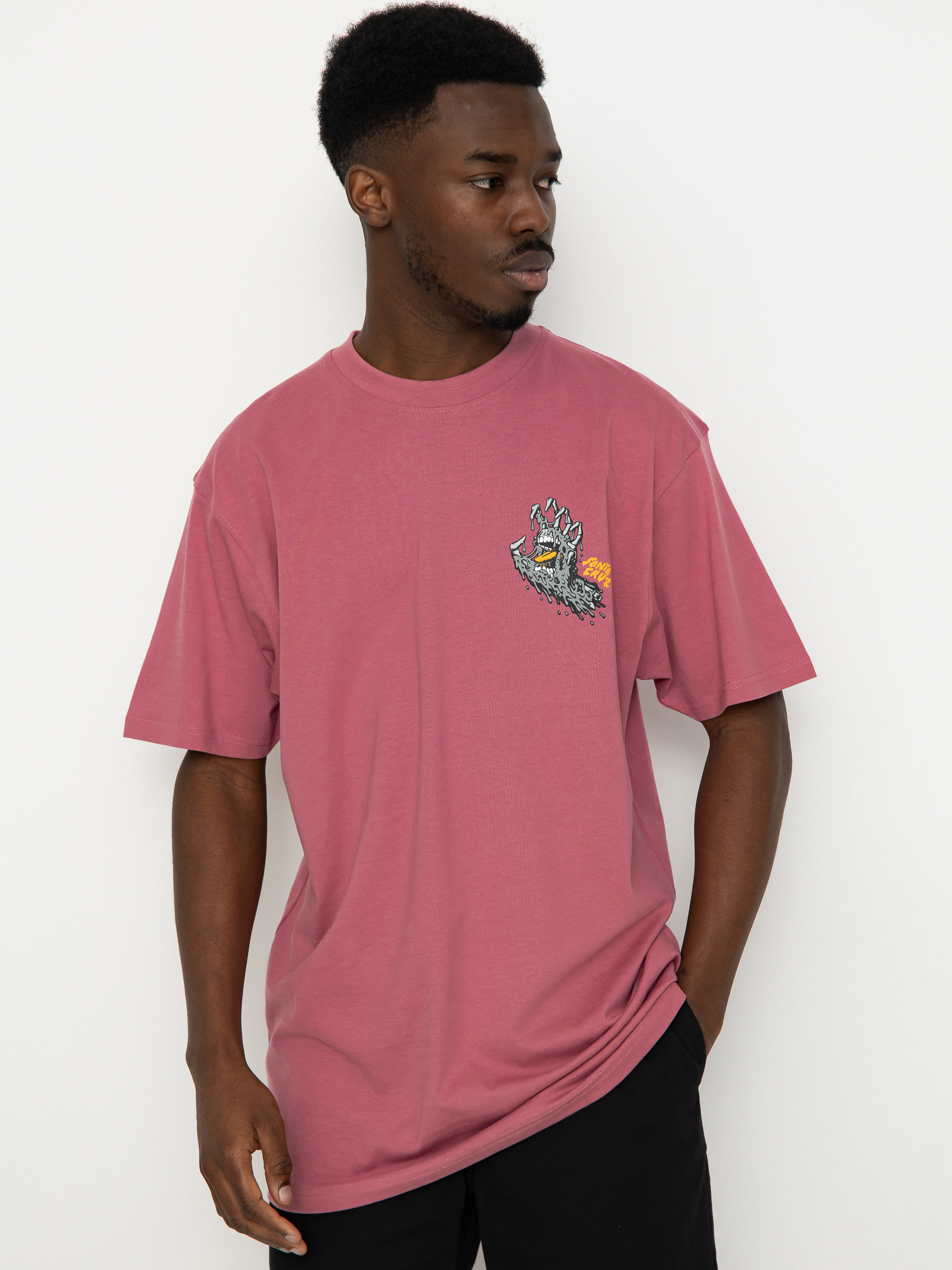 Santa Cruz Melting Hand T-Shirt - pink (dusty rose)