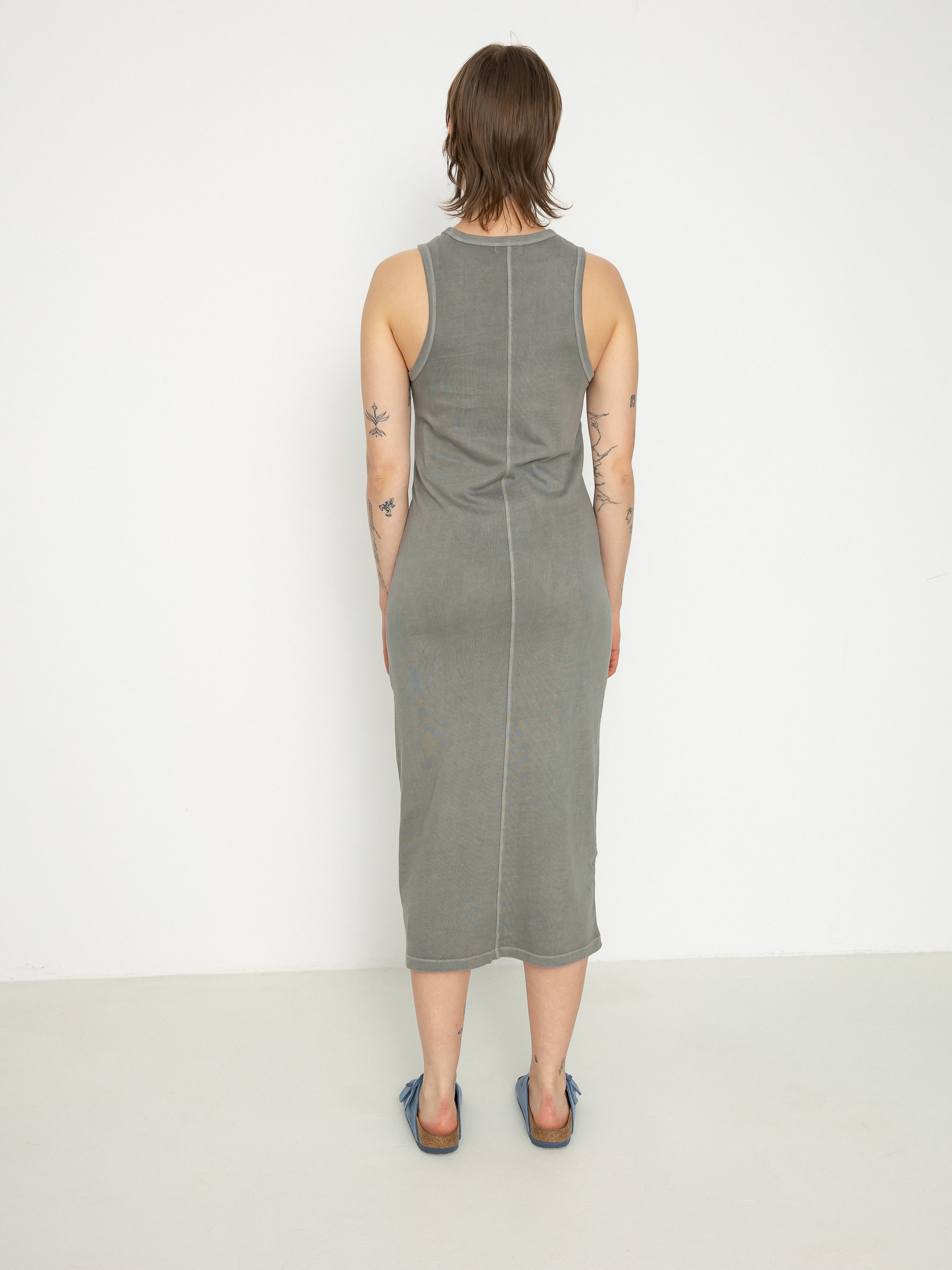 Brixton Carefree Organic Gd Tank Dress Wmn Kleid (washed black)