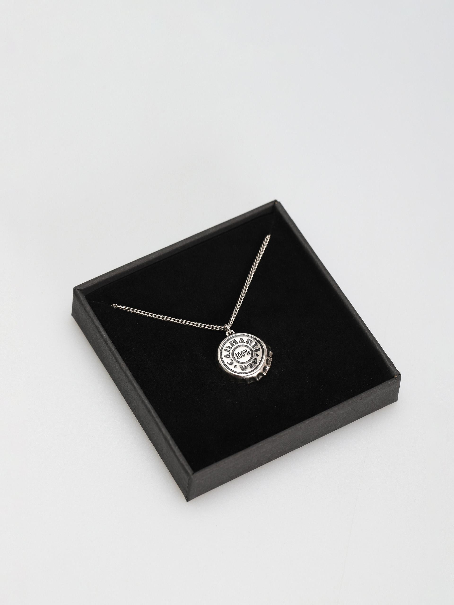 Carhartt WIP Akcesoria Bottle Cap Pendant (silver)