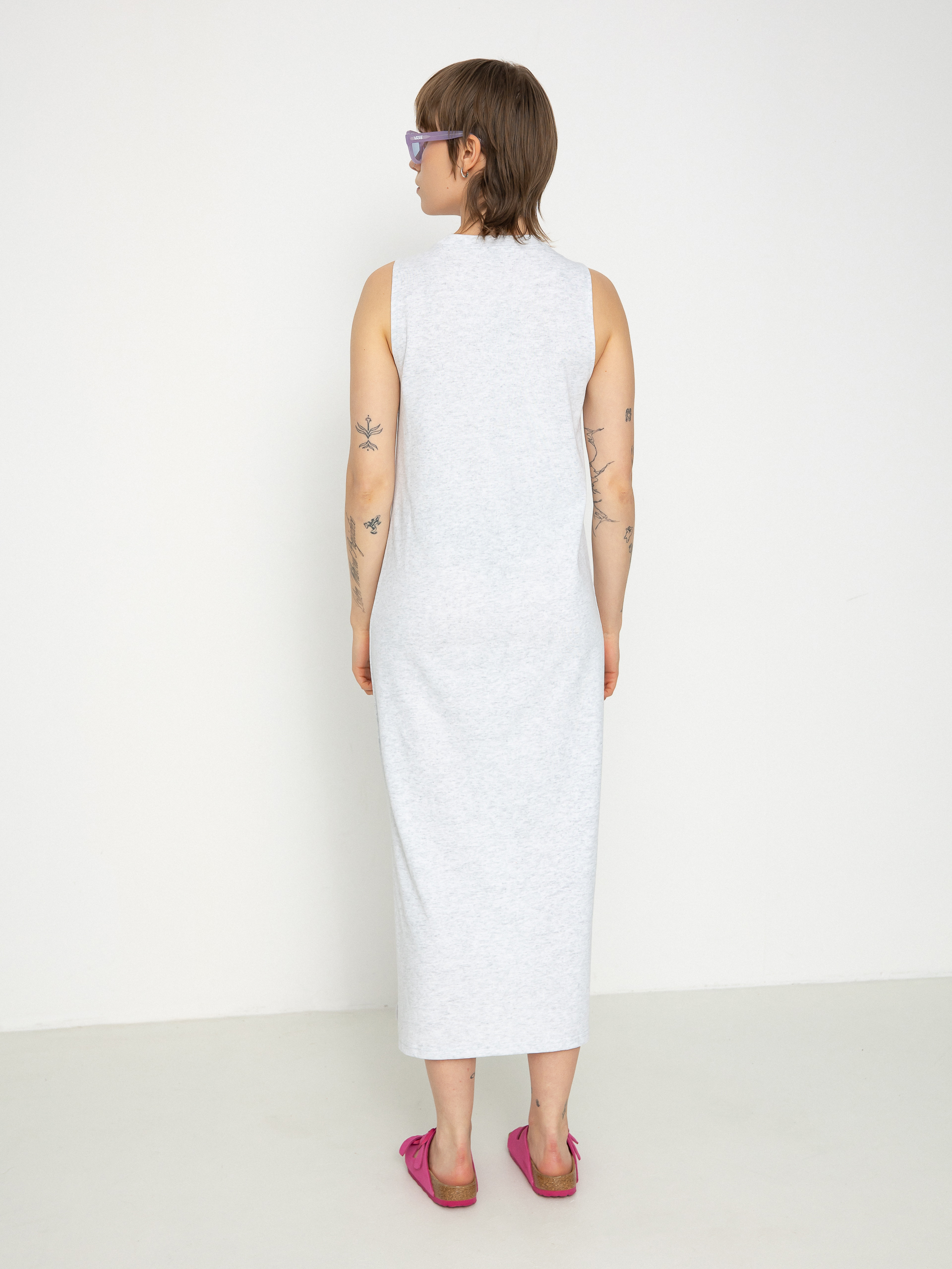 Vans Kleid Left Chest Maxi Wmn (light grey heather)
