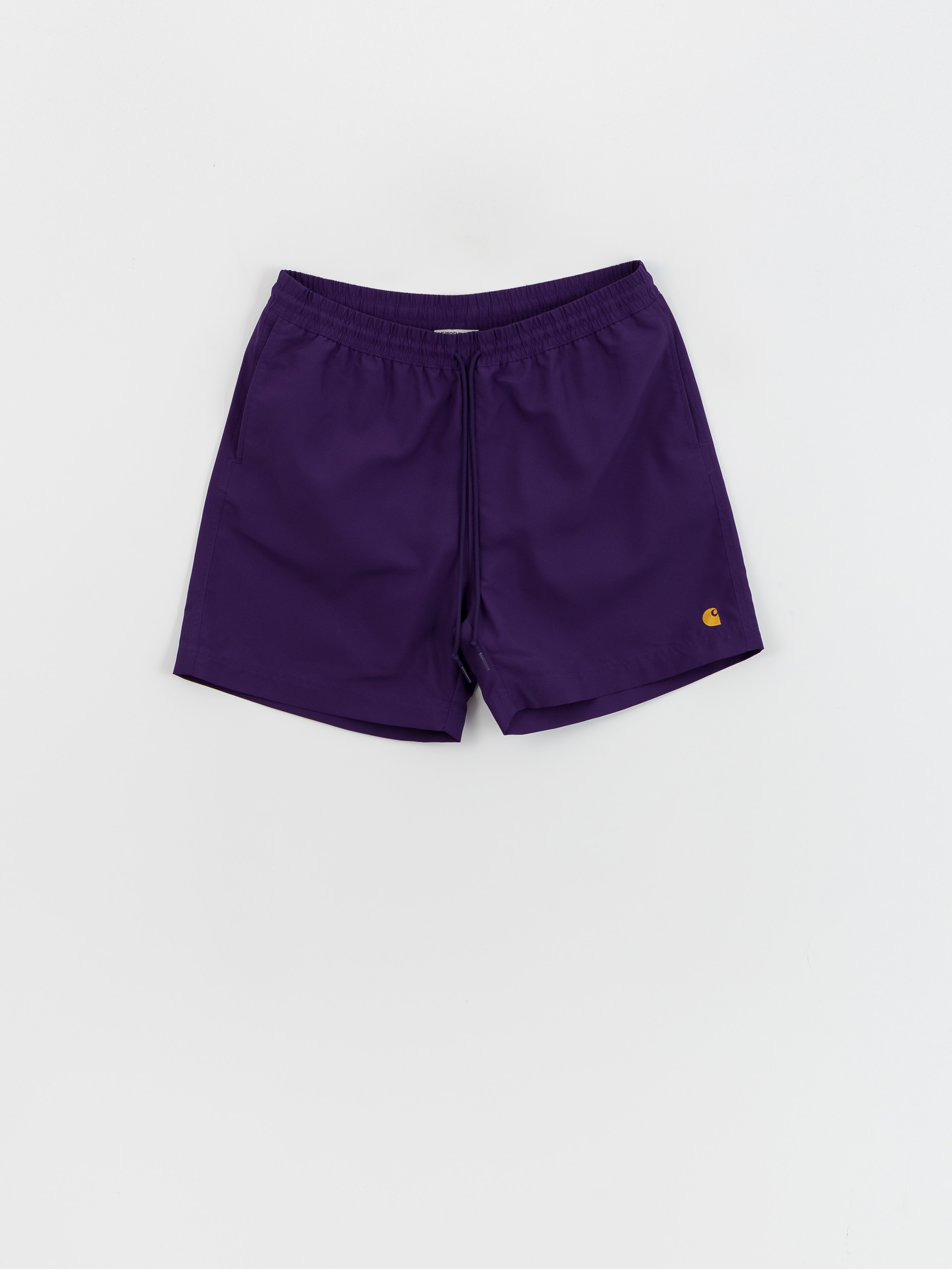 Carhartt WIP Chase Swim Shorts (tyrian/gold)