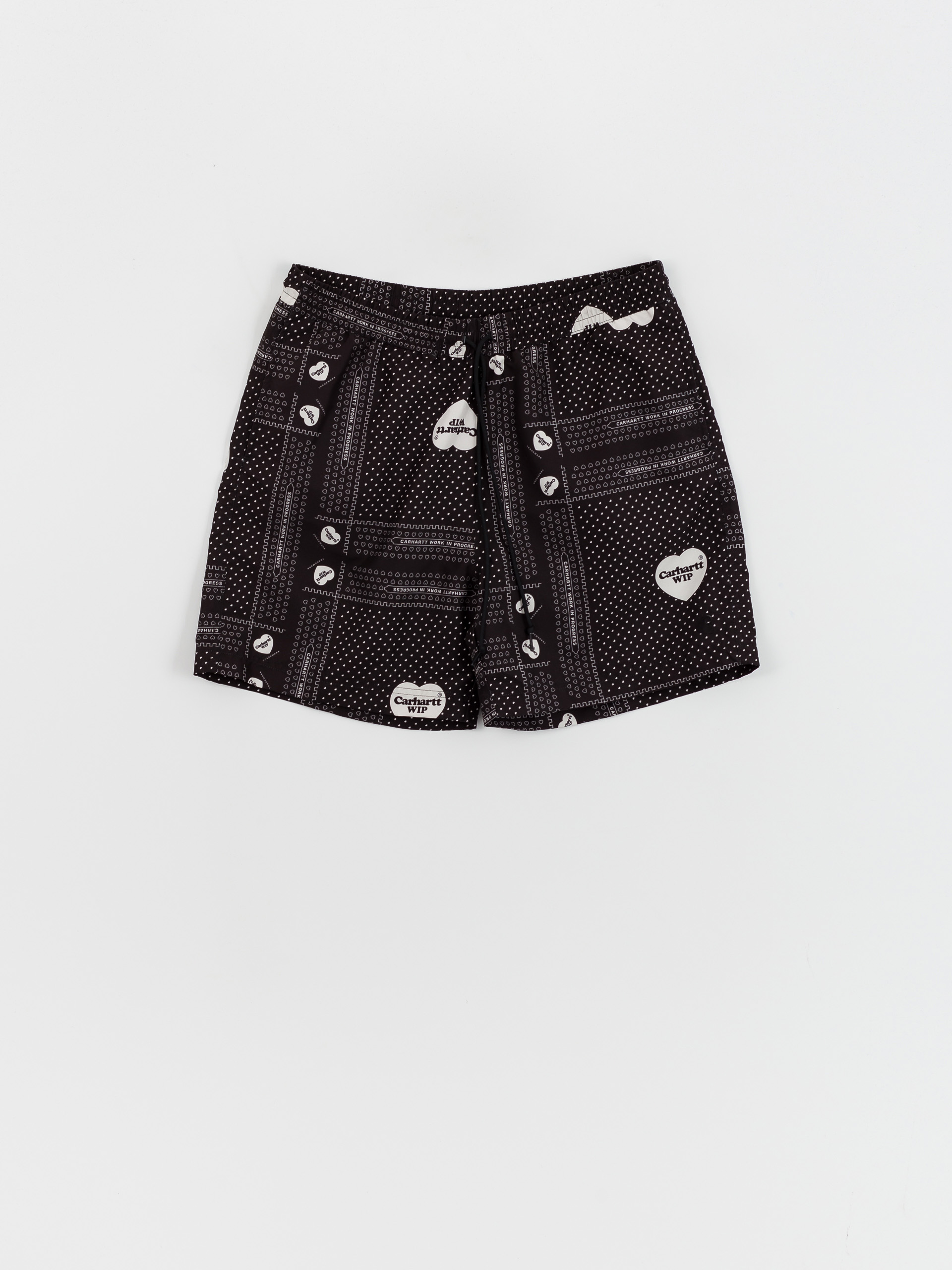 Carhartt WIP Slater Swim Shorts (heart bandana print/black)