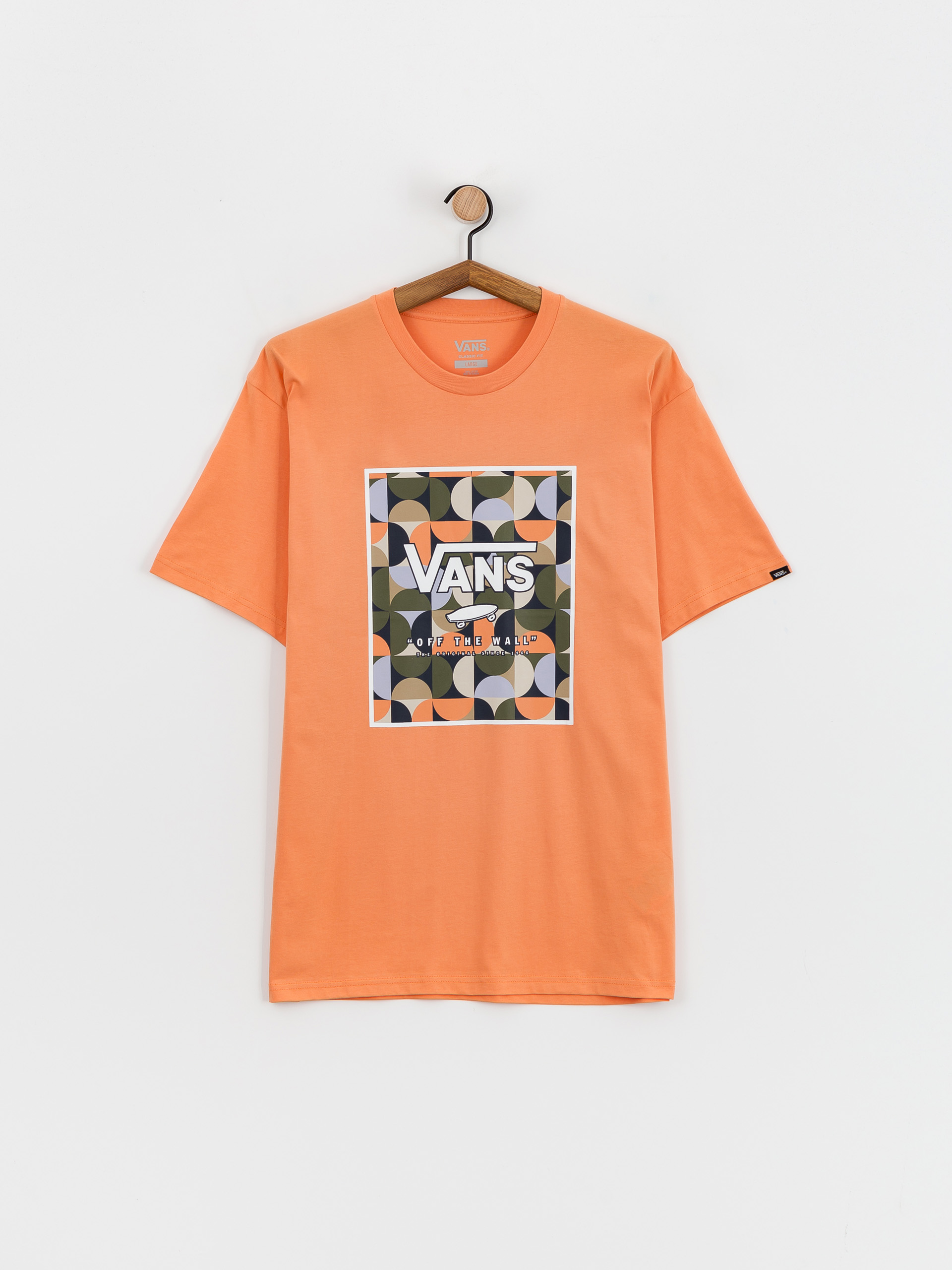 Vans Classic Print Box Shirt - orange (copper tan/white)