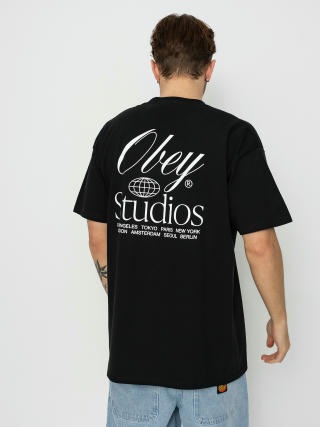 OBEY Studios Worldwide T-Shirt (black)